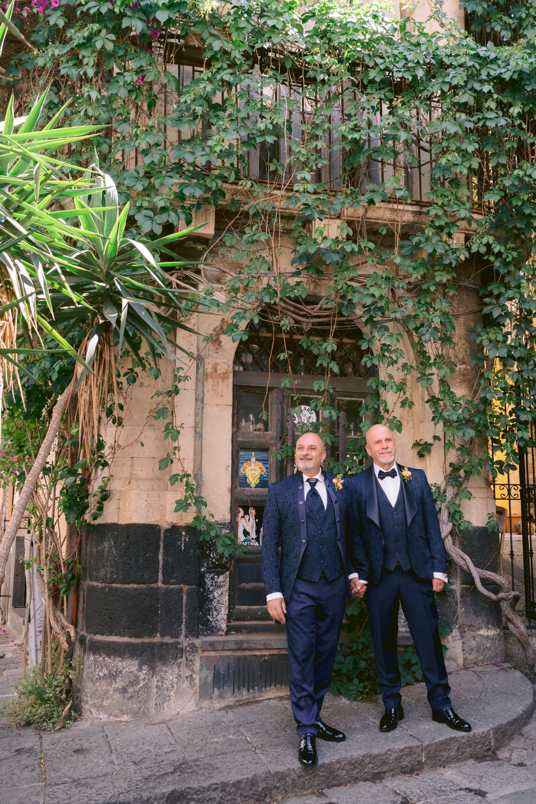 Rain, Lava, and Love: Mario &amp; Hans's Wedding at Cantina Scudero on the Slopes of Etna photo