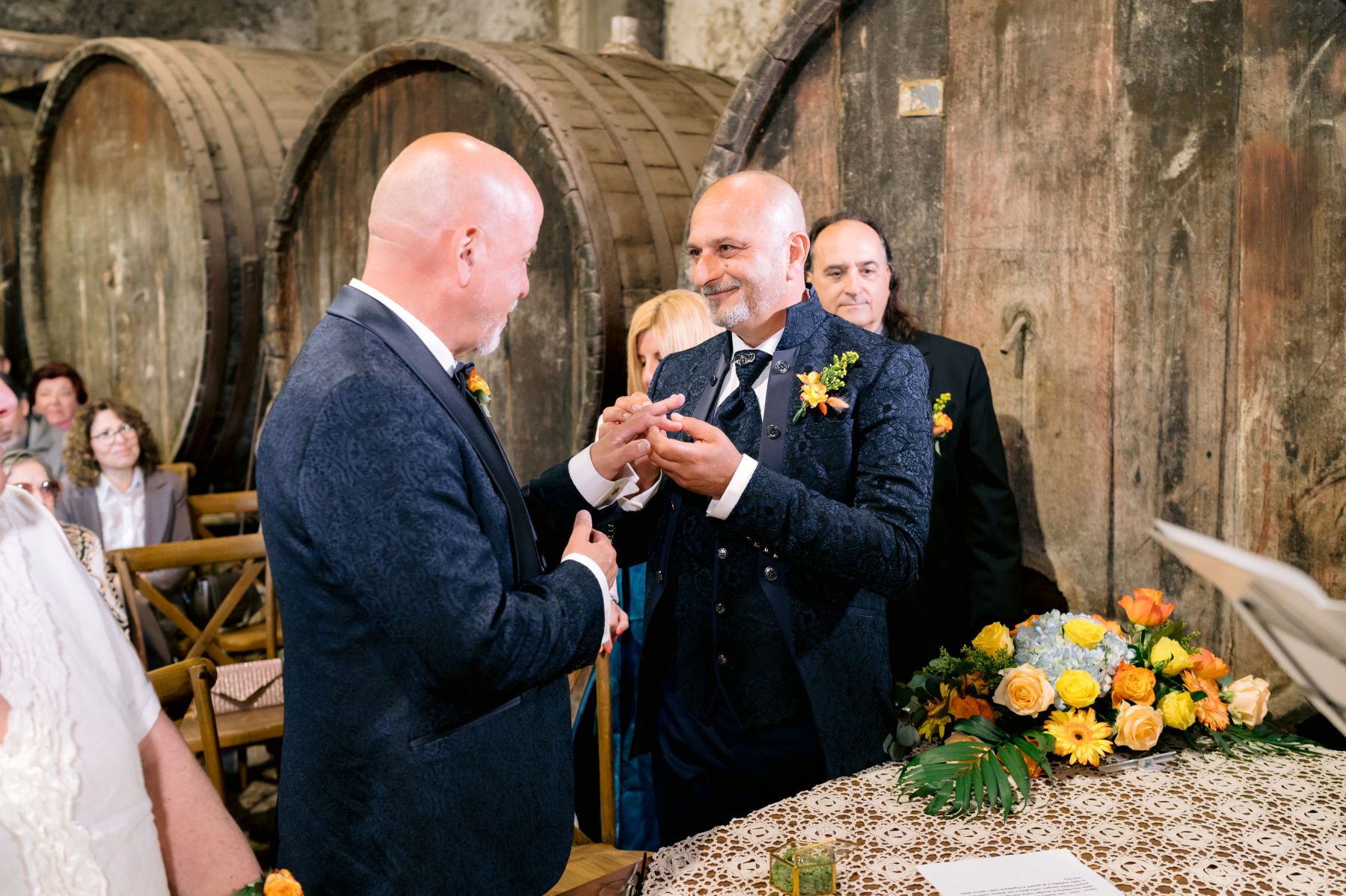 Rain, Lava, and Love: Mario &amp; Hans's Wedding at Cantina Scudero on the Slopes of Etna photo