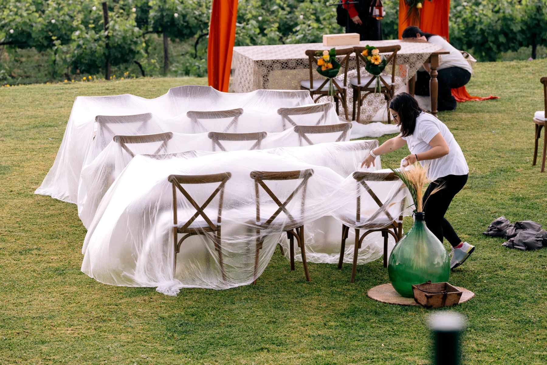 Rain, Lava, and Love: Mario &amp; Hans's Wedding at Cantina Scudero on the Slopes of Etna photo