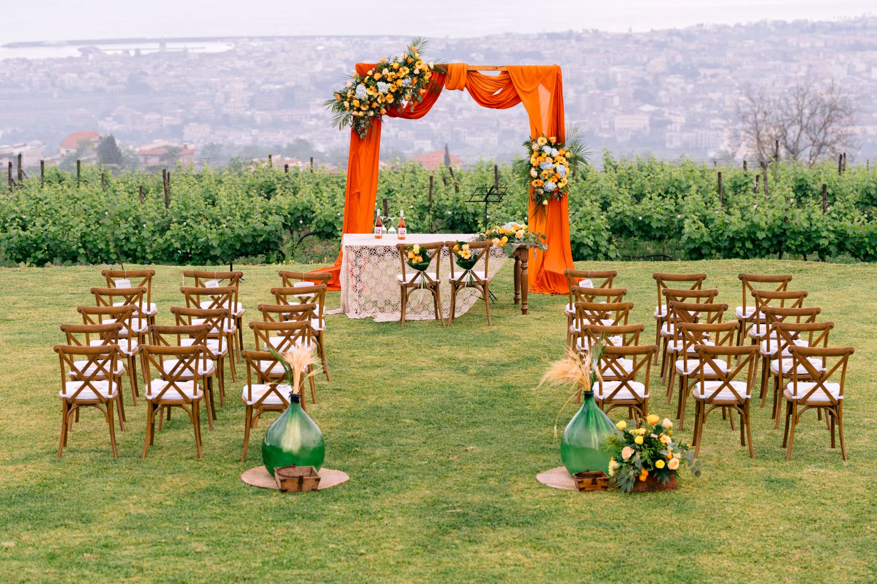 Rain, Lava, and Love: Mario &amp; Hans's Wedding at Cantina Scudero on the Slopes of Etna photo
