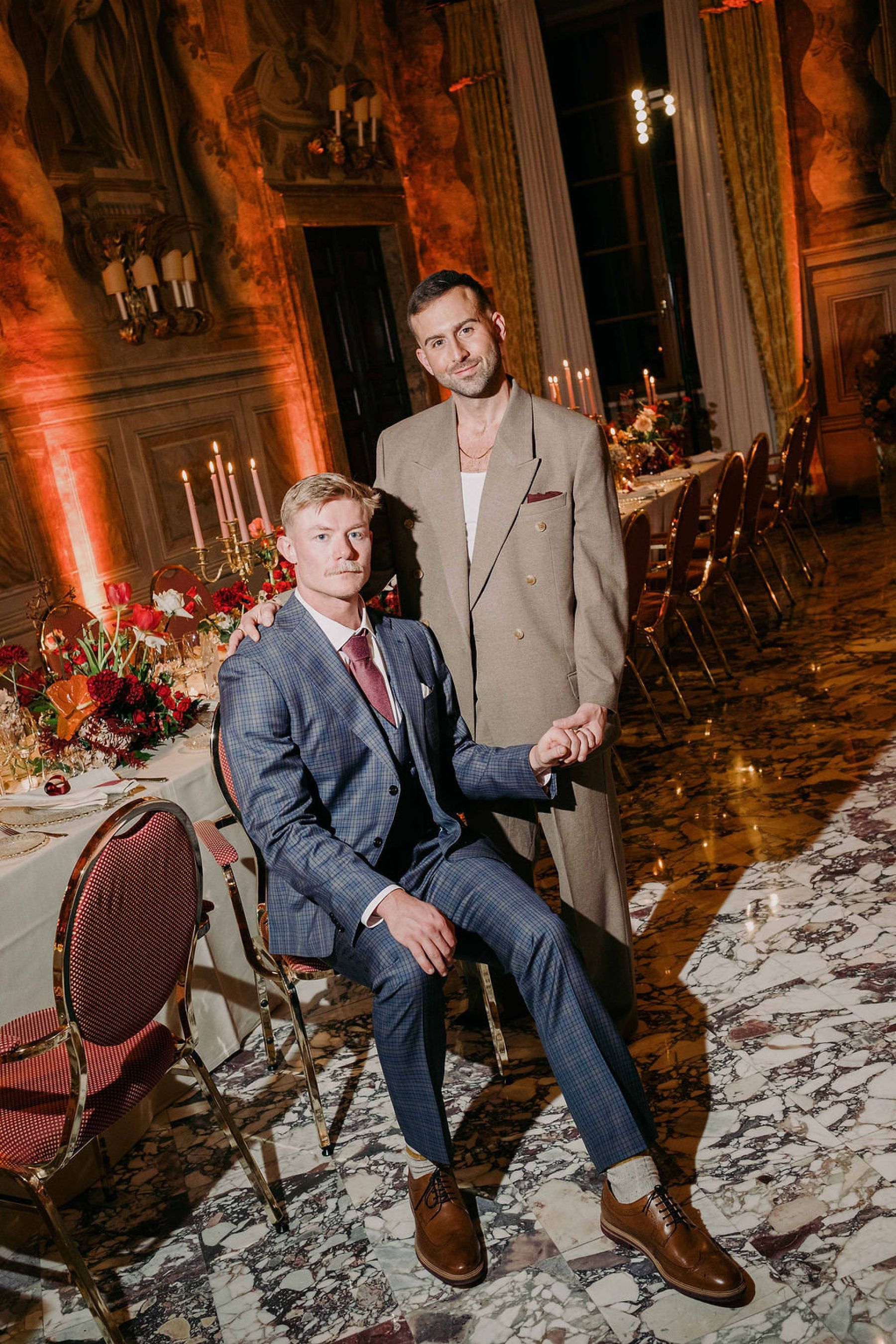 A Dream Come True in Siena: Anthony &amp; Robert's Romantic Italian Wedding at Grand Hotel Continental photo