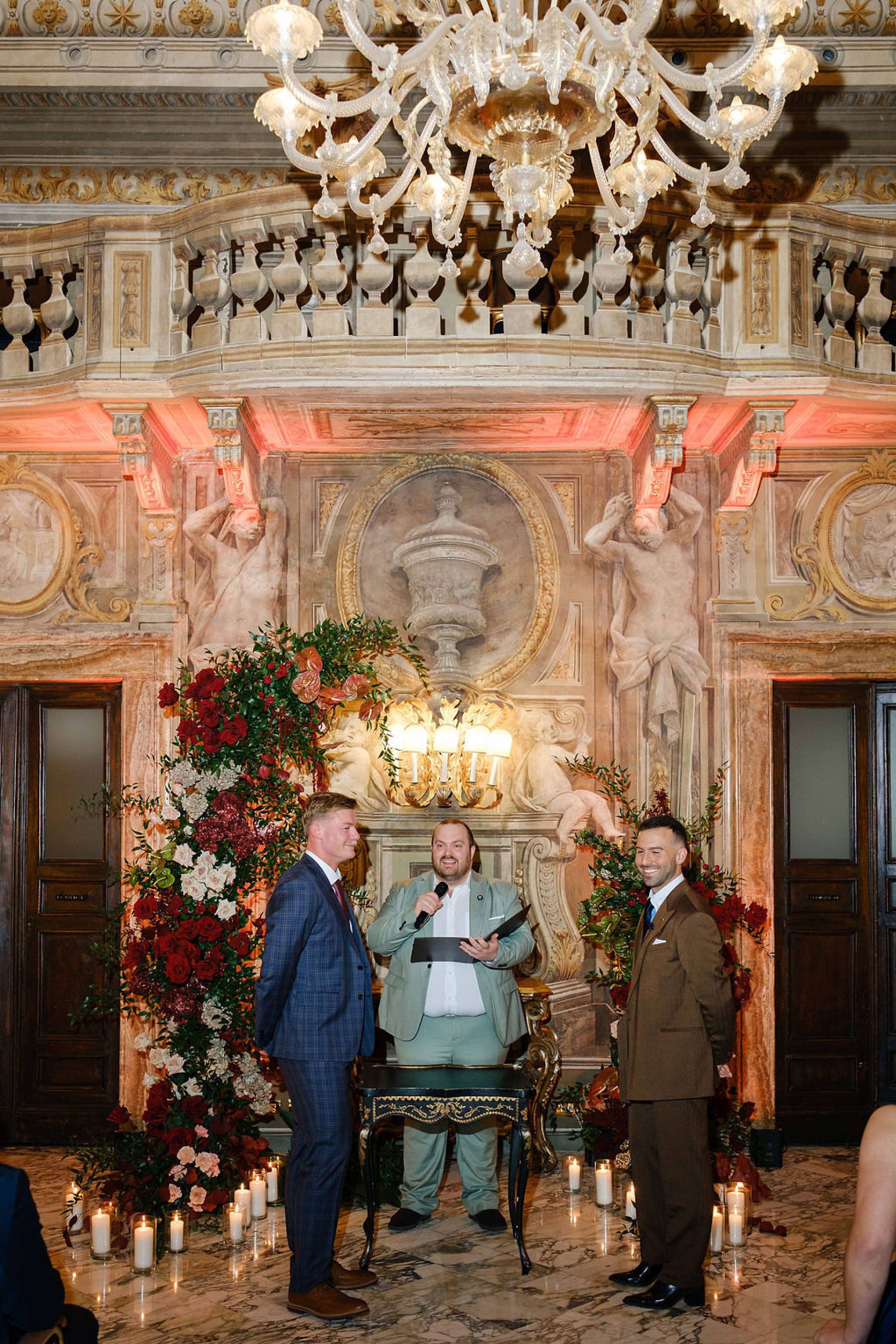 A Dream Come True in Siena: Anthony &amp; Robert's Romantic Italian Wedding at Grand Hotel Continental photo
