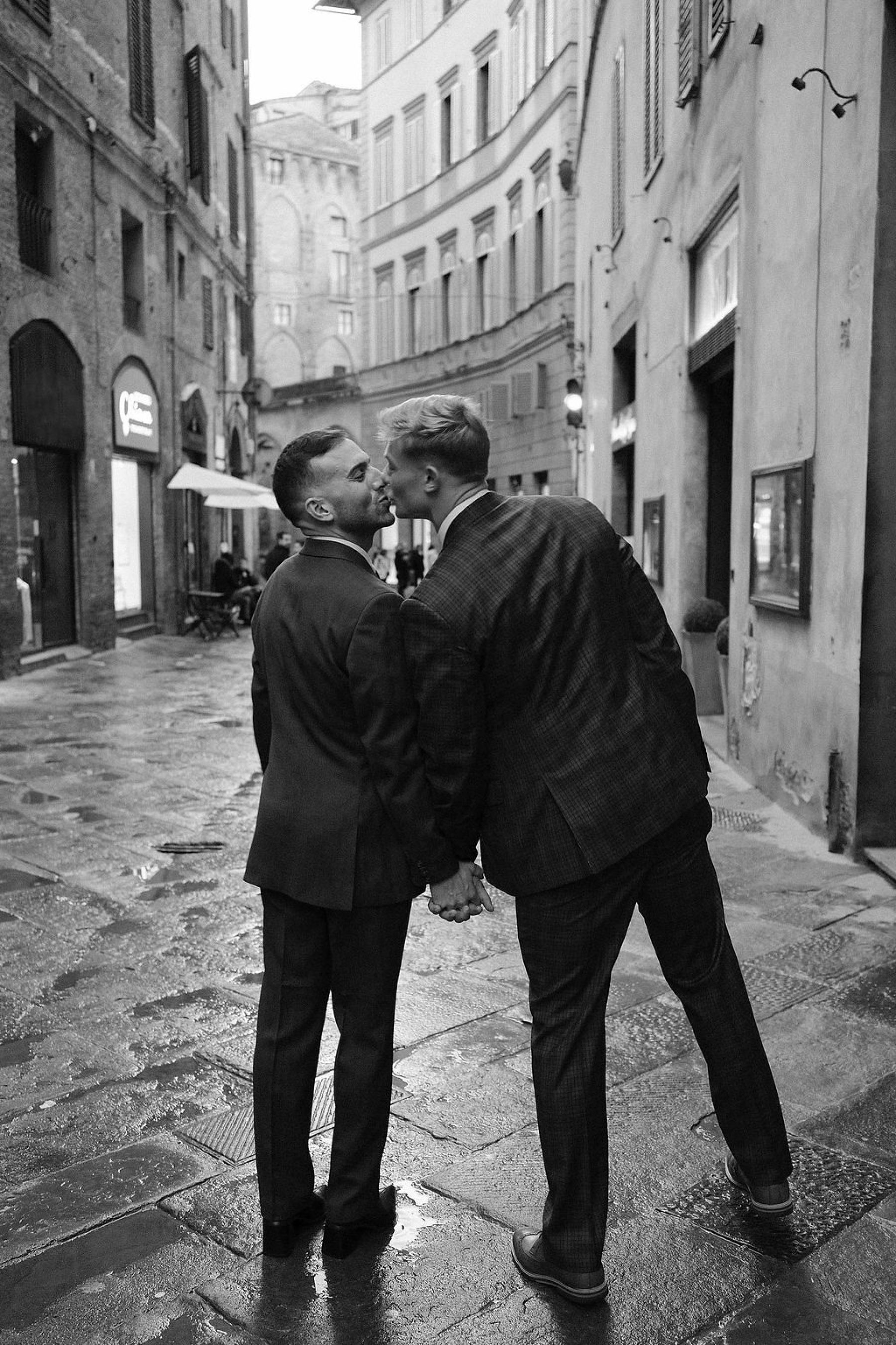 A Dream Come True in Siena: Anthony &amp; Robert's Romantic Italian Wedding at Grand Hotel Continental photo