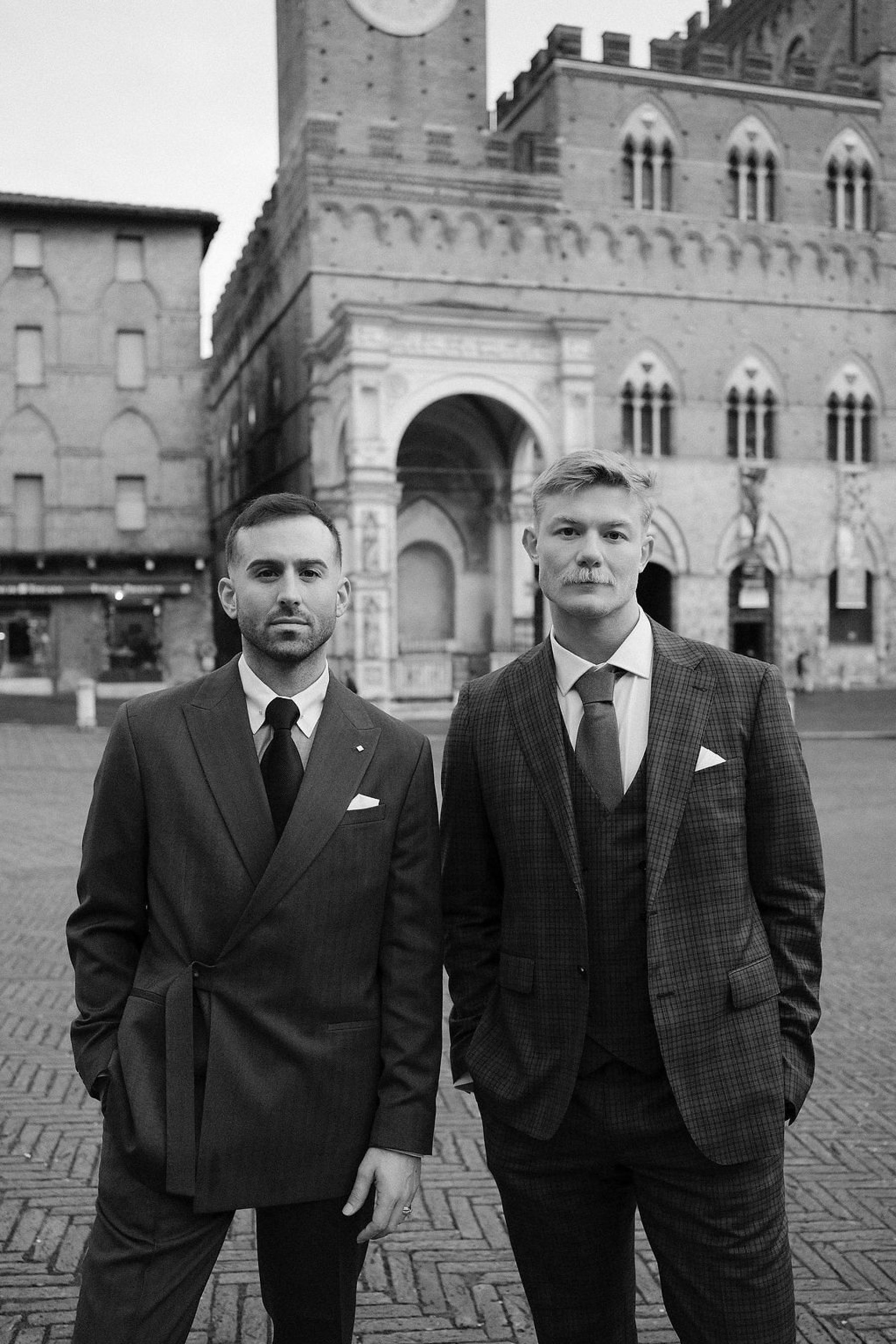 A Dream Come True in Siena: Anthony &amp; Robert's Romantic Italian Wedding at Grand Hotel Continental photo