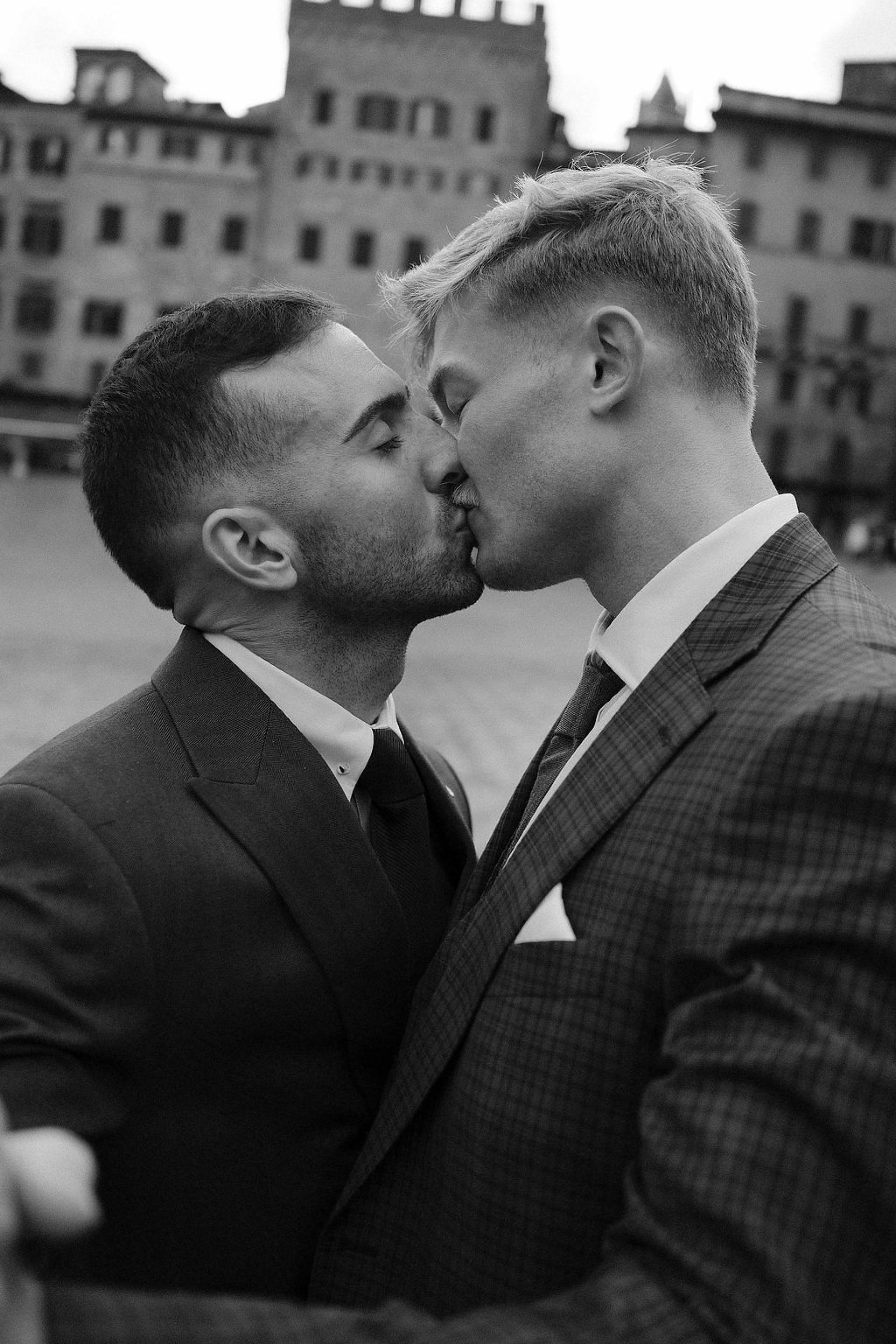 A Dream Come True in Siena: Anthony &amp; Robert's Romantic Italian Wedding at Grand Hotel Continental photo