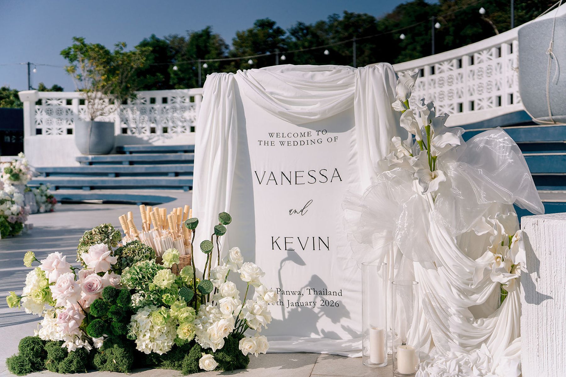 From Tic Tac Toe to Forever: Vanessa &amp; Kevin's Wedding at Sri Panwa Phuket photo