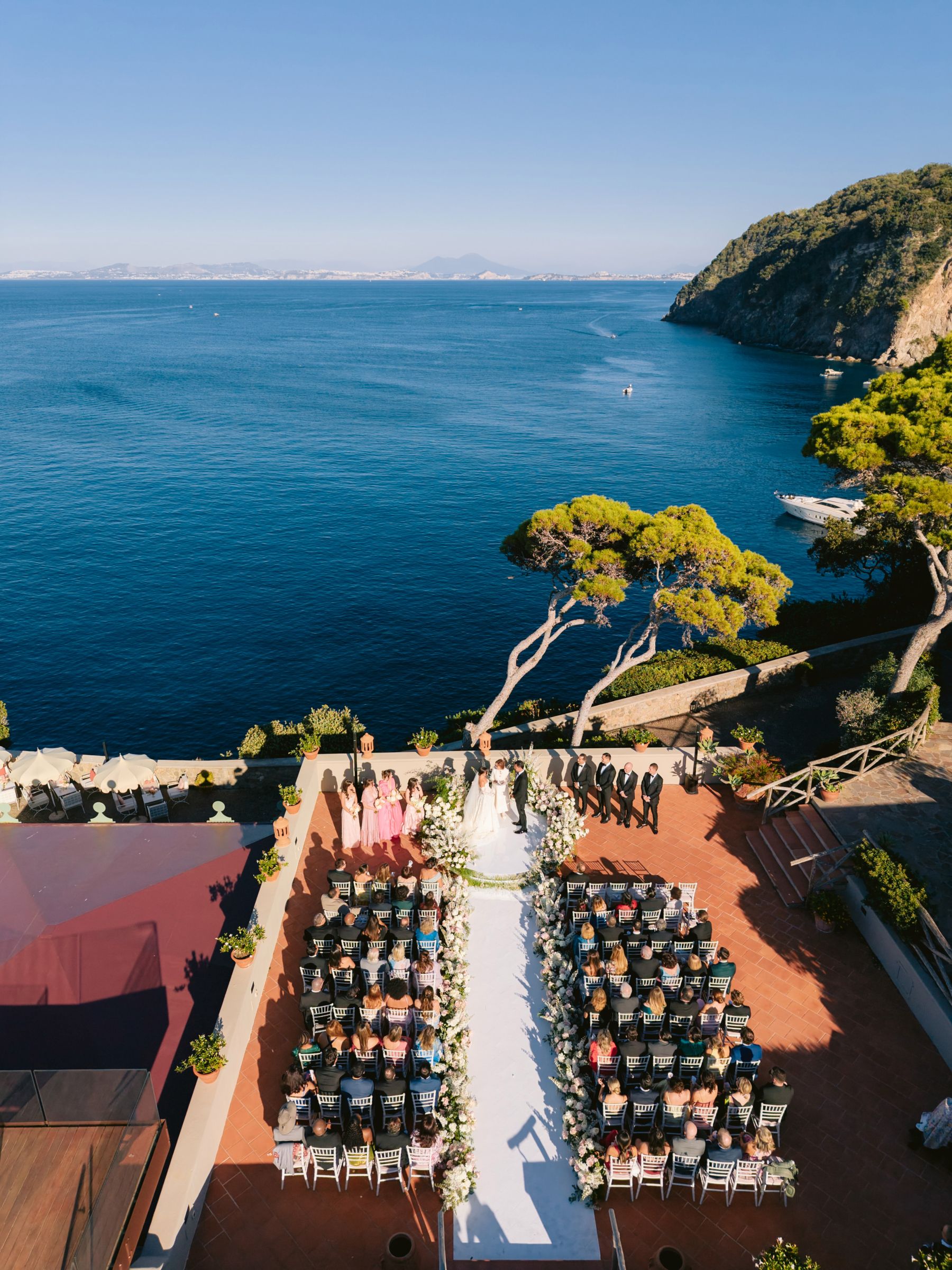 A Train Strike, a Bag of Chips, and a Cloudless Sky: Casey &amp; Anthony's Wedding at Mezzatorre photo