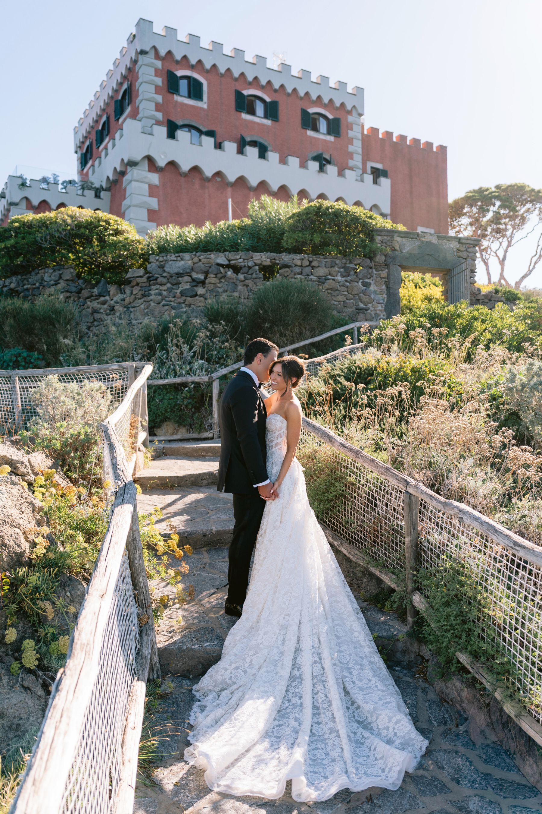 A Train Strike, a Bag of Chips, and a Cloudless Sky: Casey &amp; Anthony's Wedding at Mezzatorre photo