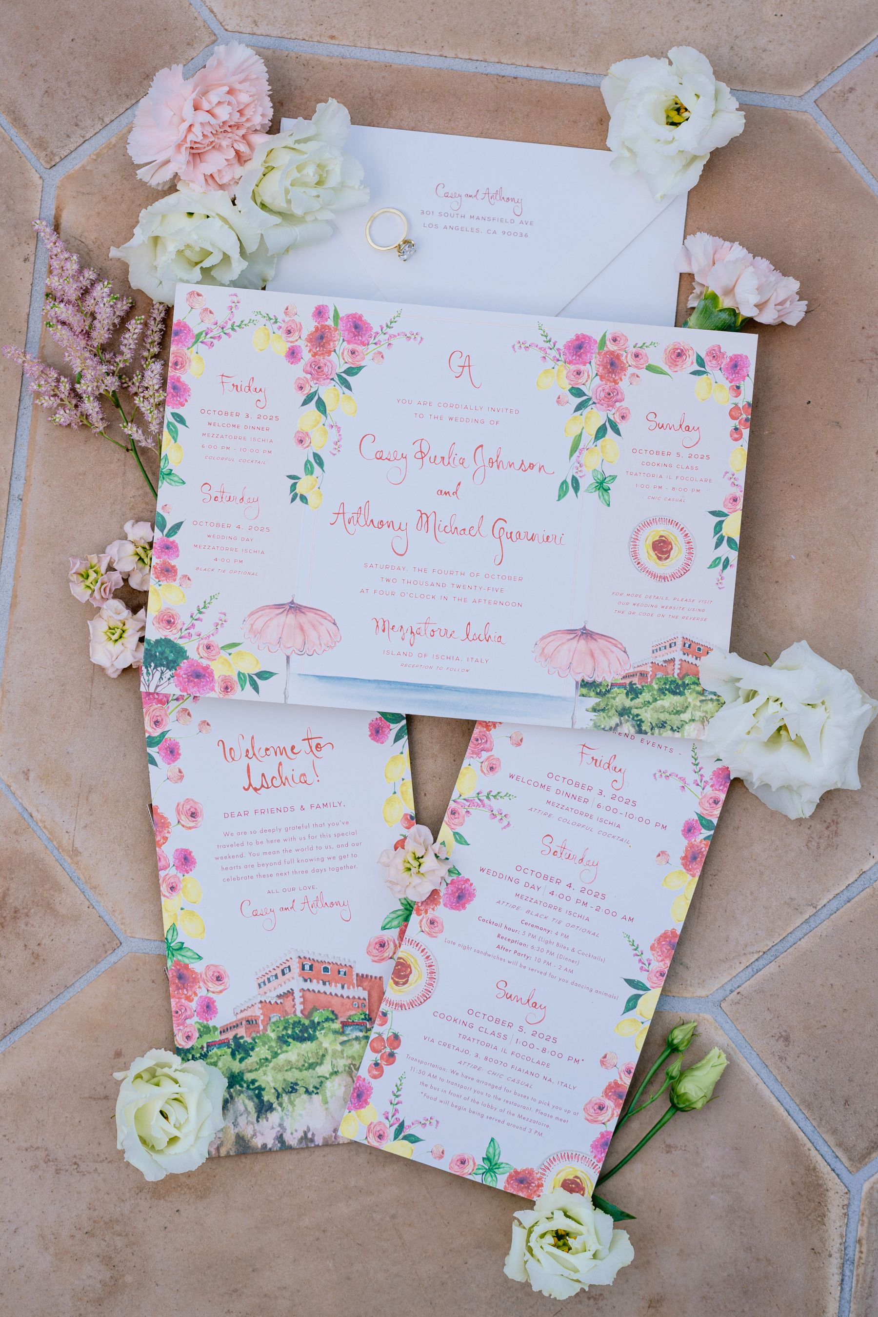A Train Strike, a Bag of Chips, and a Cloudless Sky: Casey &amp; Anthony's Wedding at Mezzatorre photo