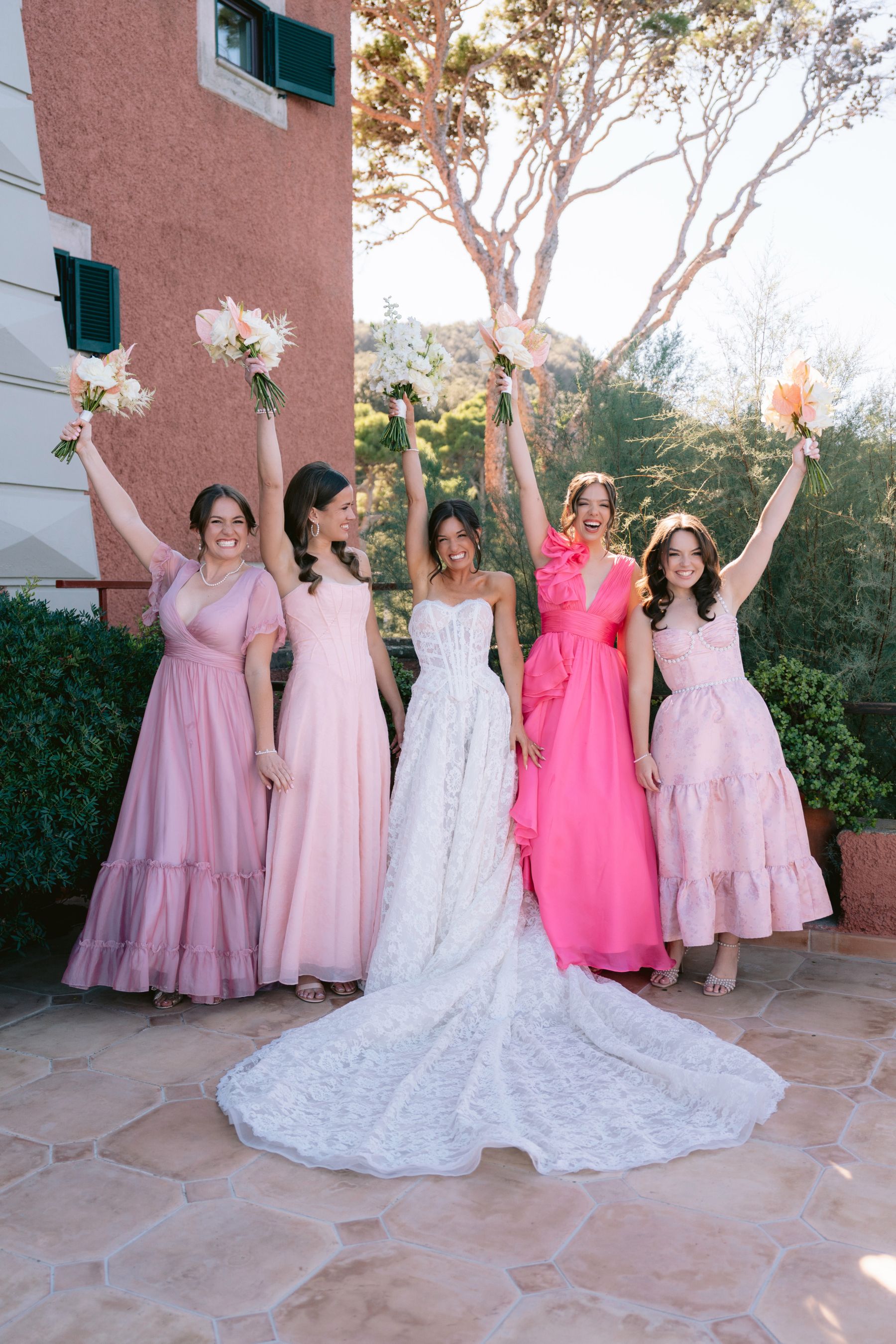 A Train Strike, a Bag of Chips, and a Cloudless Sky: Casey &amp; Anthony's Wedding at Mezzatorre photo