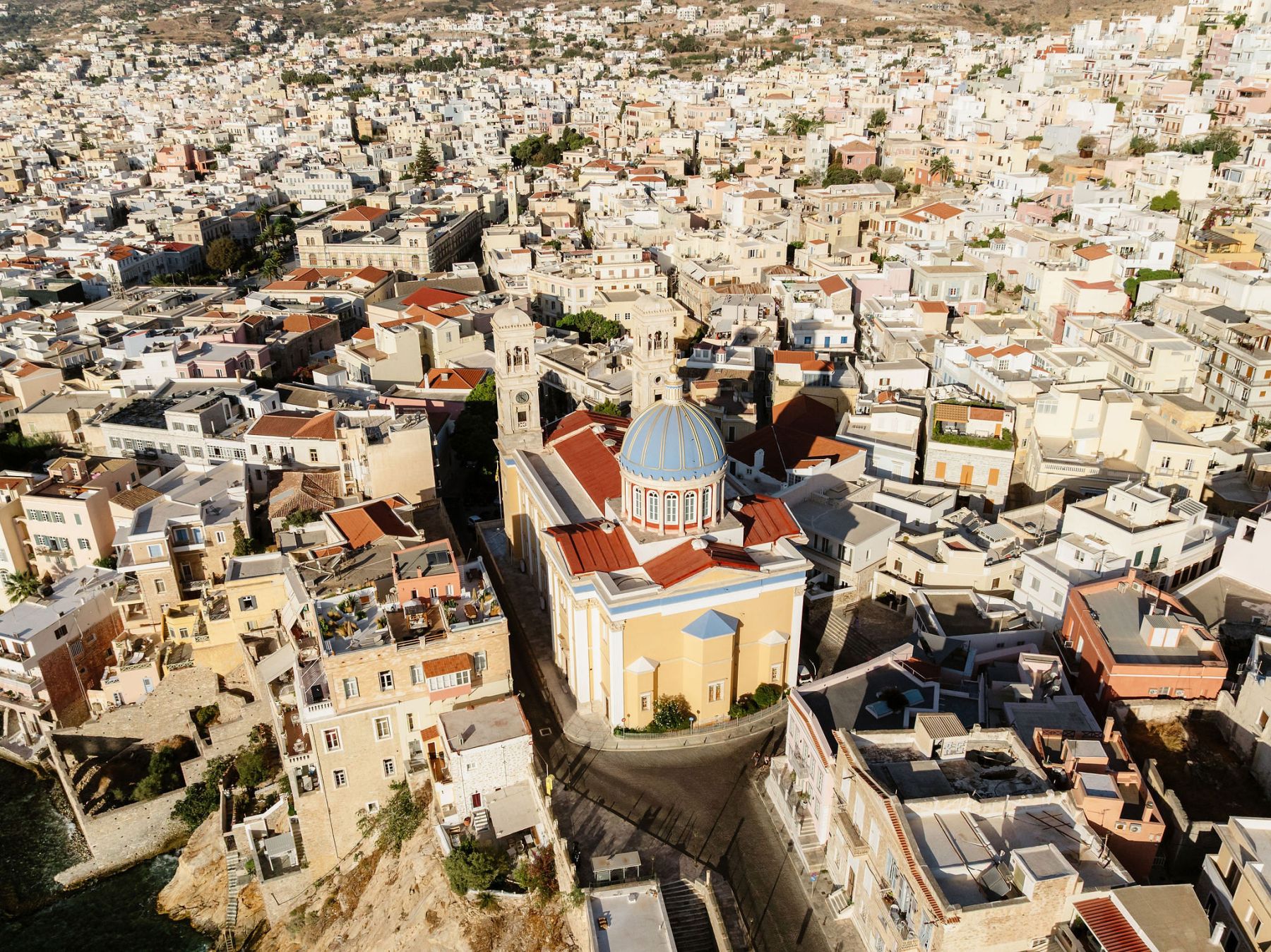 A Terracotta Dream by the Aegean: Irene &amp; Andreas's Wedding at Ciel, Syros photo
