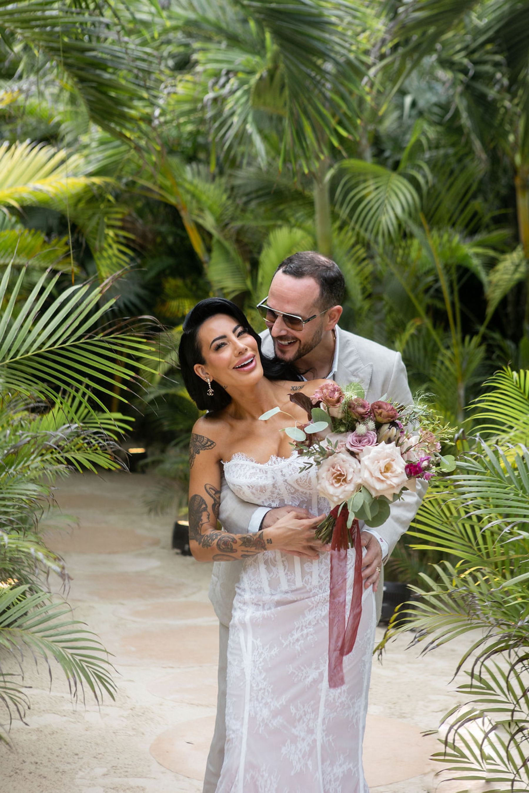 Wild, Lush, and Entirely Theirs: Sarah &amp; Keith's Wedding at La Valise Tulum photo