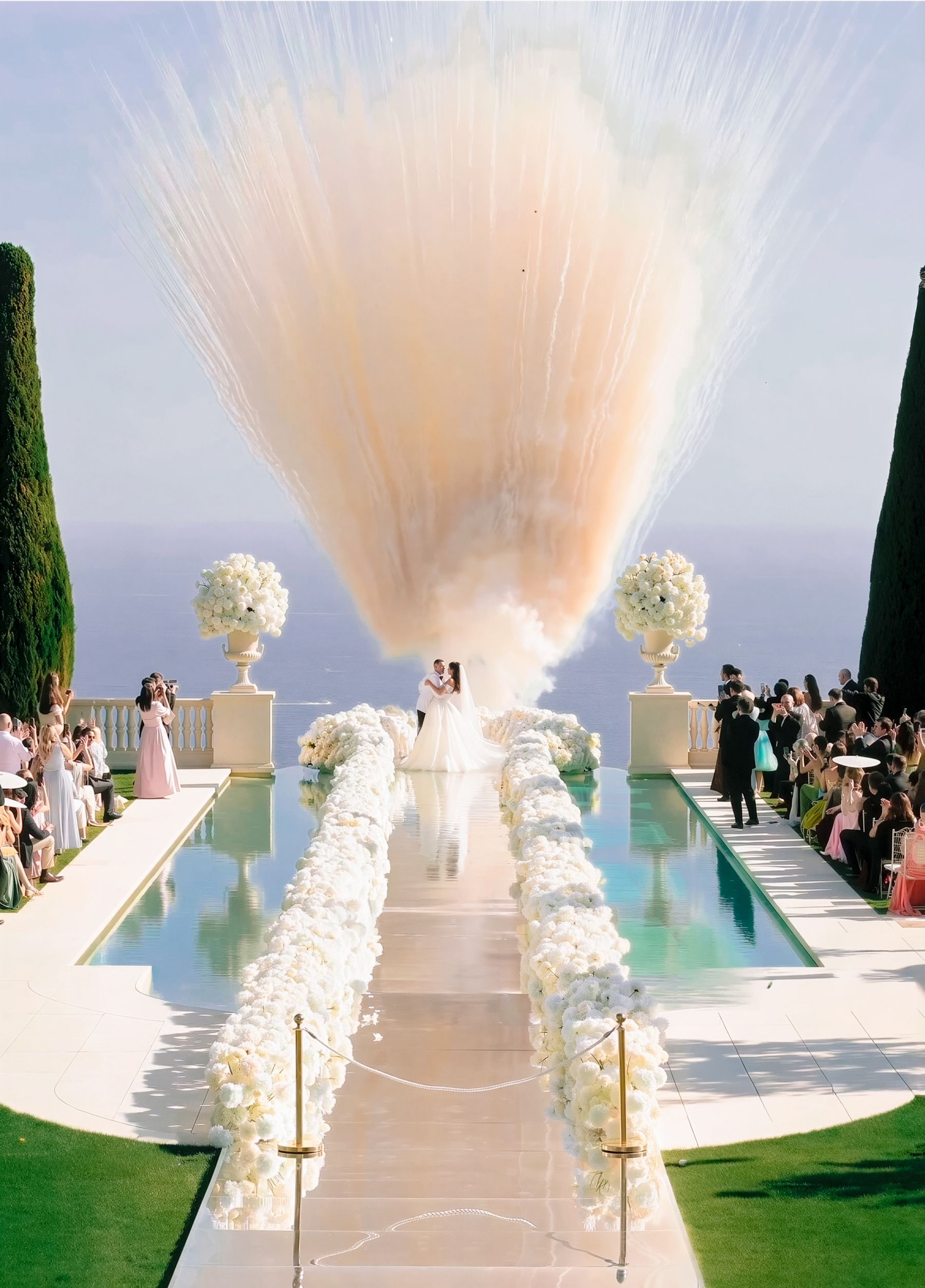 “The Kind of Wedding Every Girl Dreams Of”: Nika &amp; Nika’s Wedding at Château de la Croix des Gardes, Cannes photo