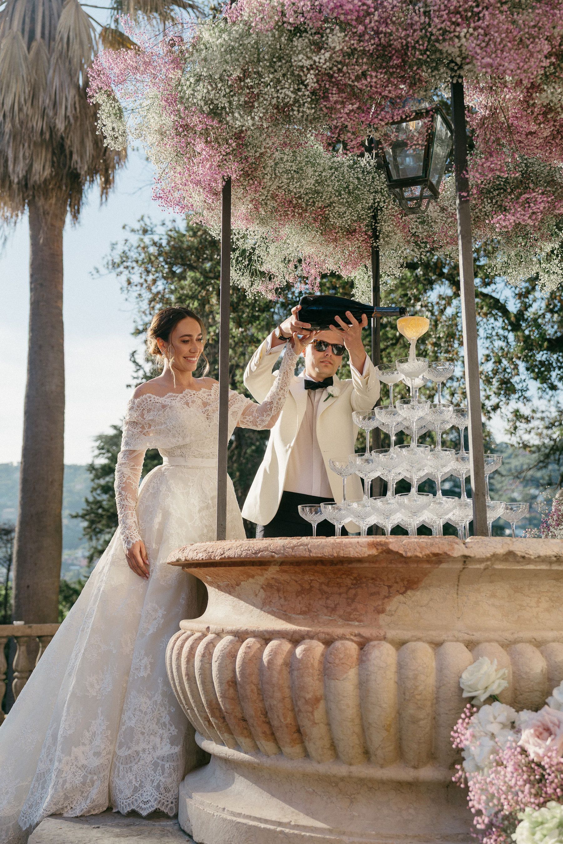From High School Friends to Forever: Vanessa &amp; Lorenzo's Wedding at Villa Durazzo, Portofino photo