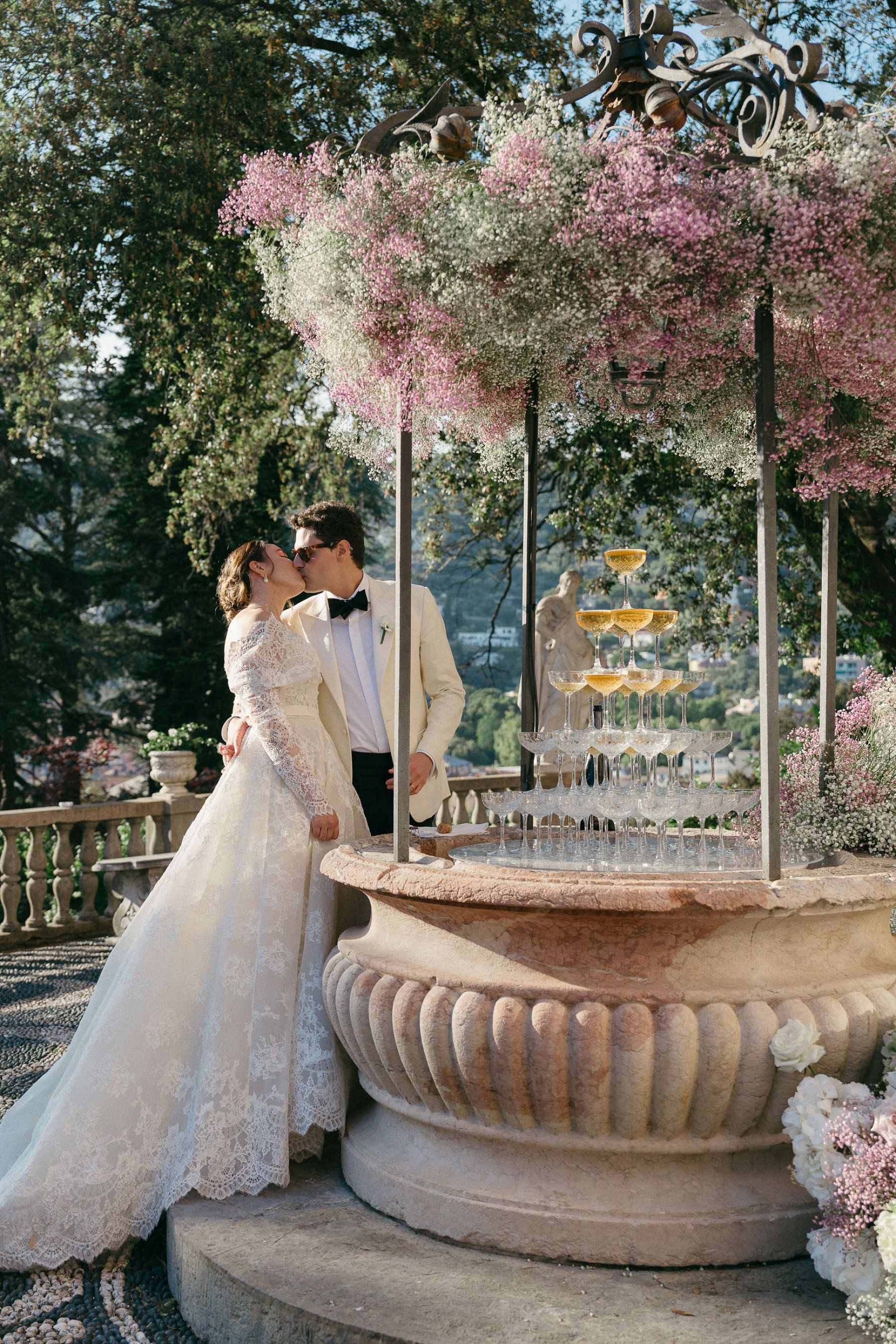 From High School Friends to Forever: Vanessa &amp; Lorenzo's Wedding at Villa Durazzo, Portofino photo