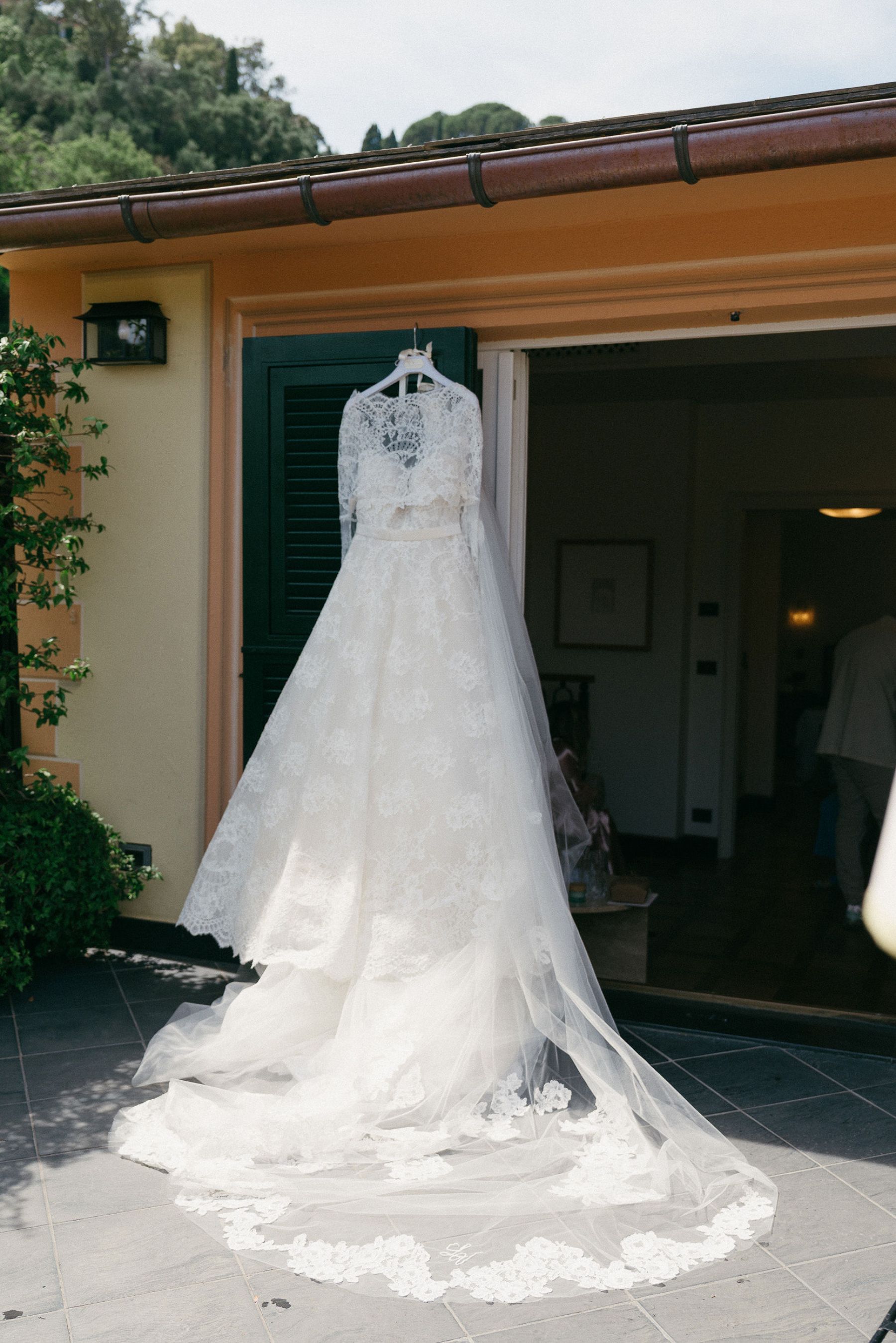 From High School Friends to Forever: Vanessa &amp; Lorenzo's Wedding at Villa Durazzo, Portofino photo