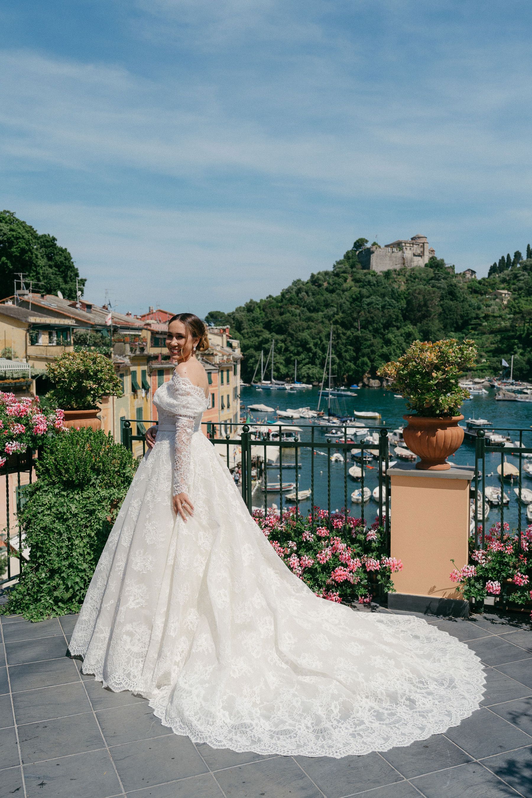 From High School Friends to Forever: Vanessa &amp; Lorenzo's Wedding at Villa Durazzo, Portofino photo