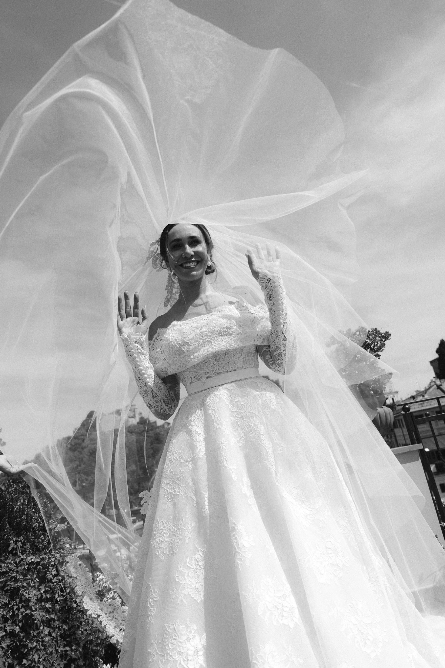 From High School Friends to Forever: Vanessa &amp; Lorenzo's Wedding at Villa Durazzo, Portofino photo