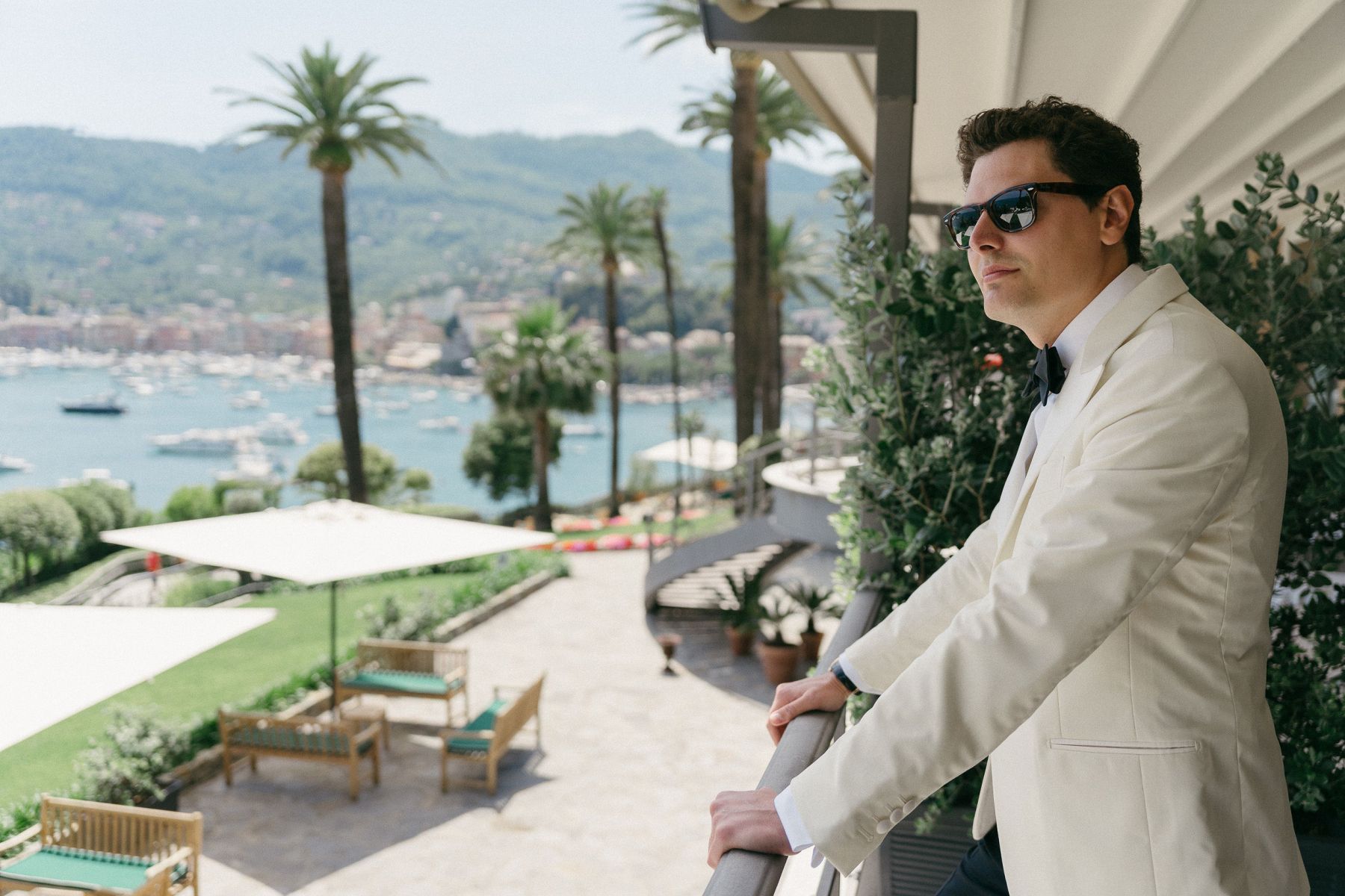 From High School Friends to Forever: Vanessa &amp; Lorenzo's Wedding at Villa Durazzo, Portofino photo
