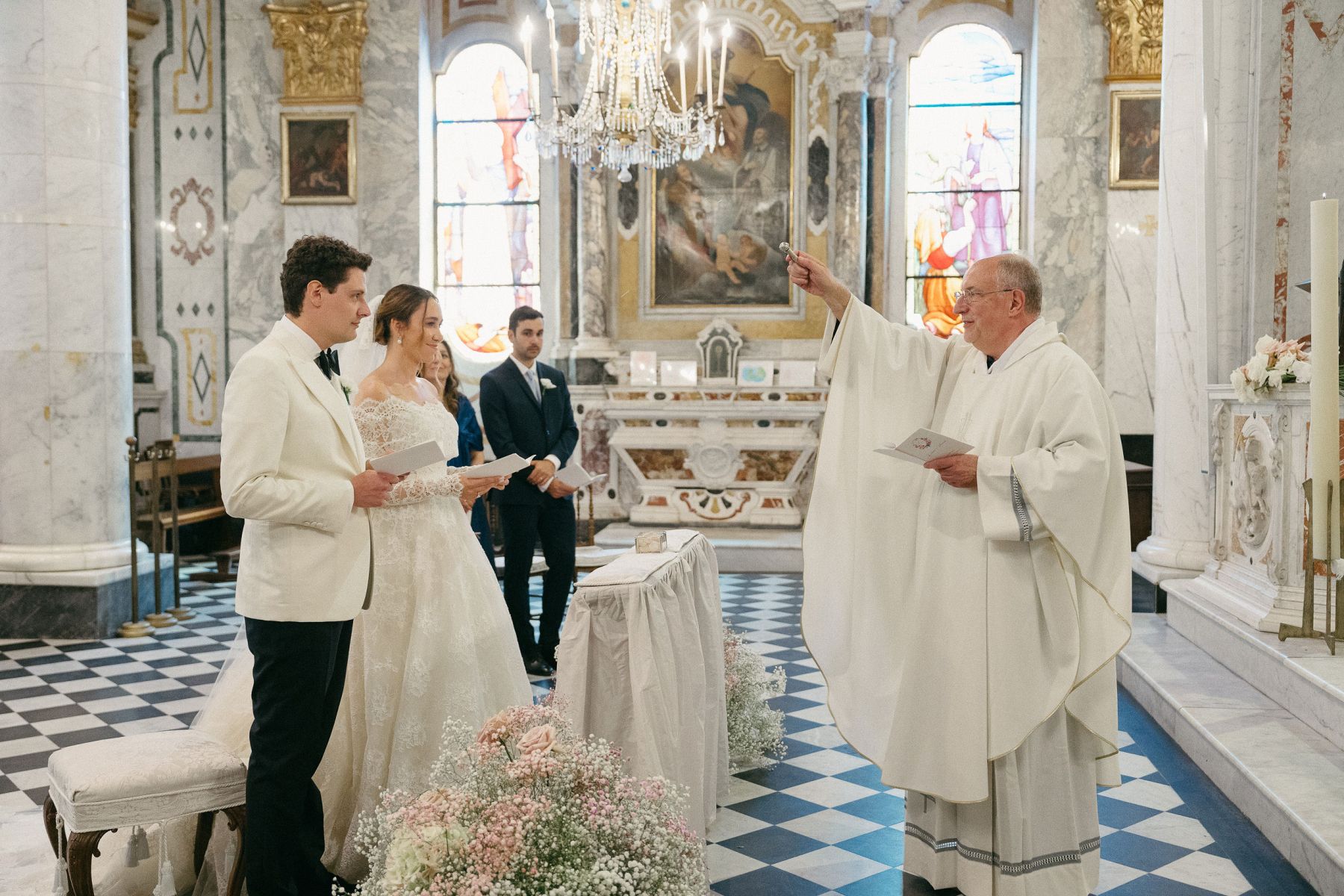 From High School Friends to Forever: Vanessa &amp; Lorenzo's Wedding at Villa Durazzo, Portofino photo