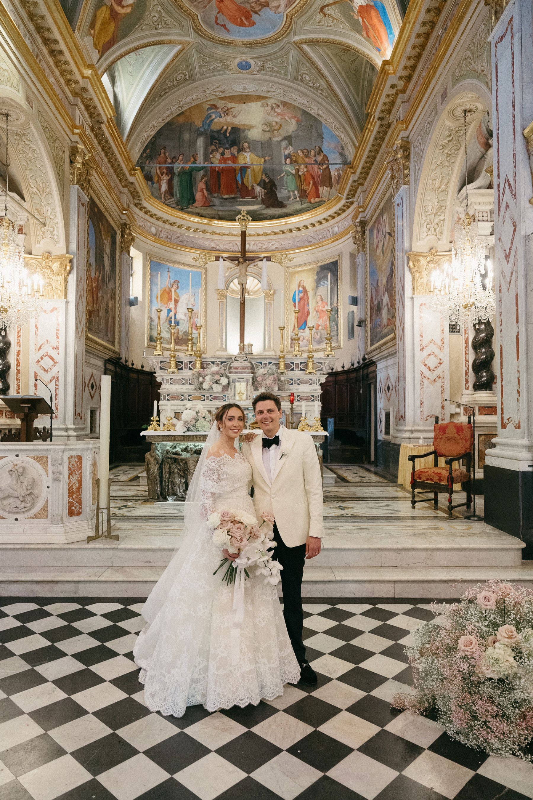 From High School Friends to Forever: Vanessa &amp; Lorenzo's Wedding at Villa Durazzo, Portofino photo