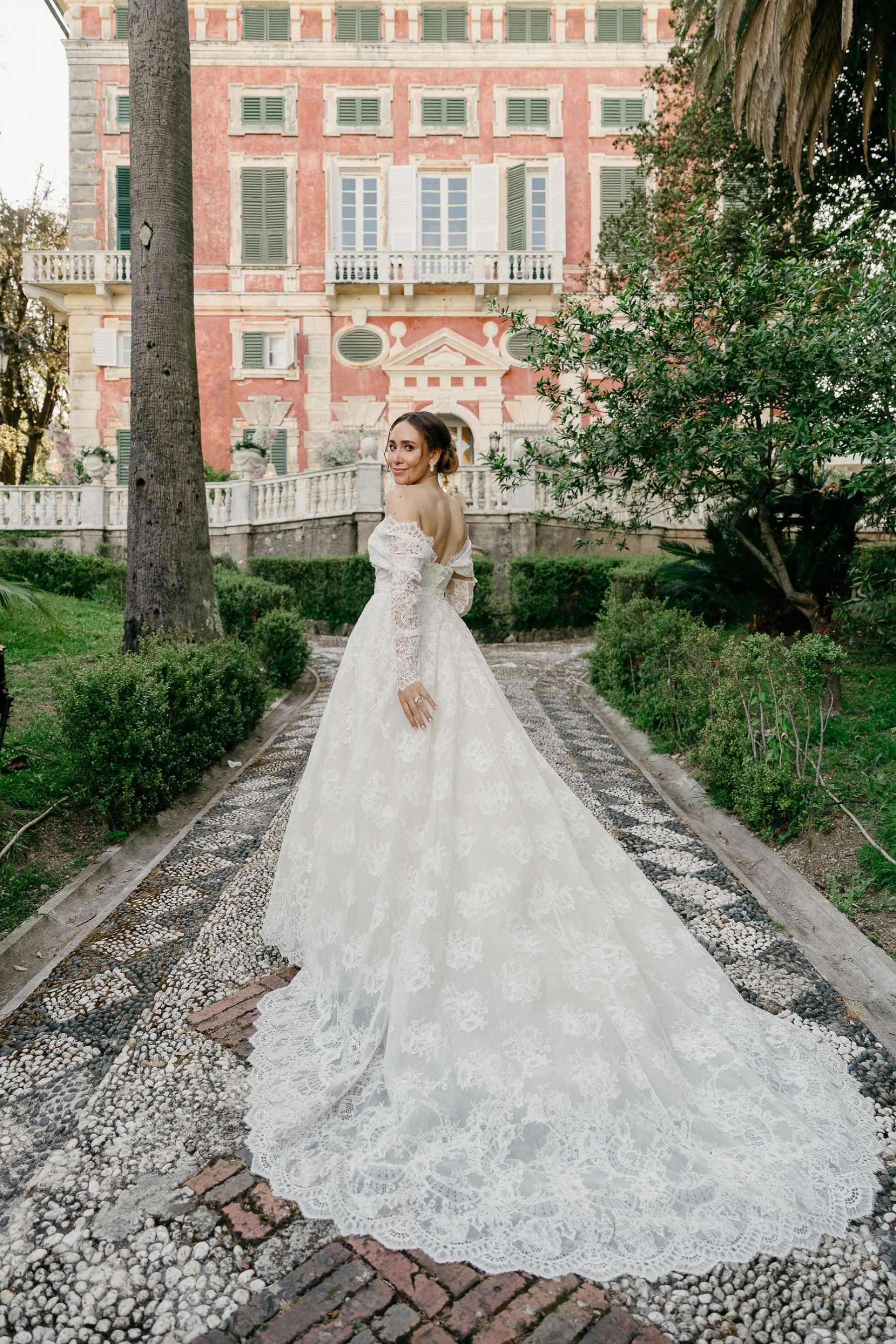 From High School Friends to Forever: Vanessa &amp; Lorenzo's Wedding at Villa Durazzo, Portofino photo