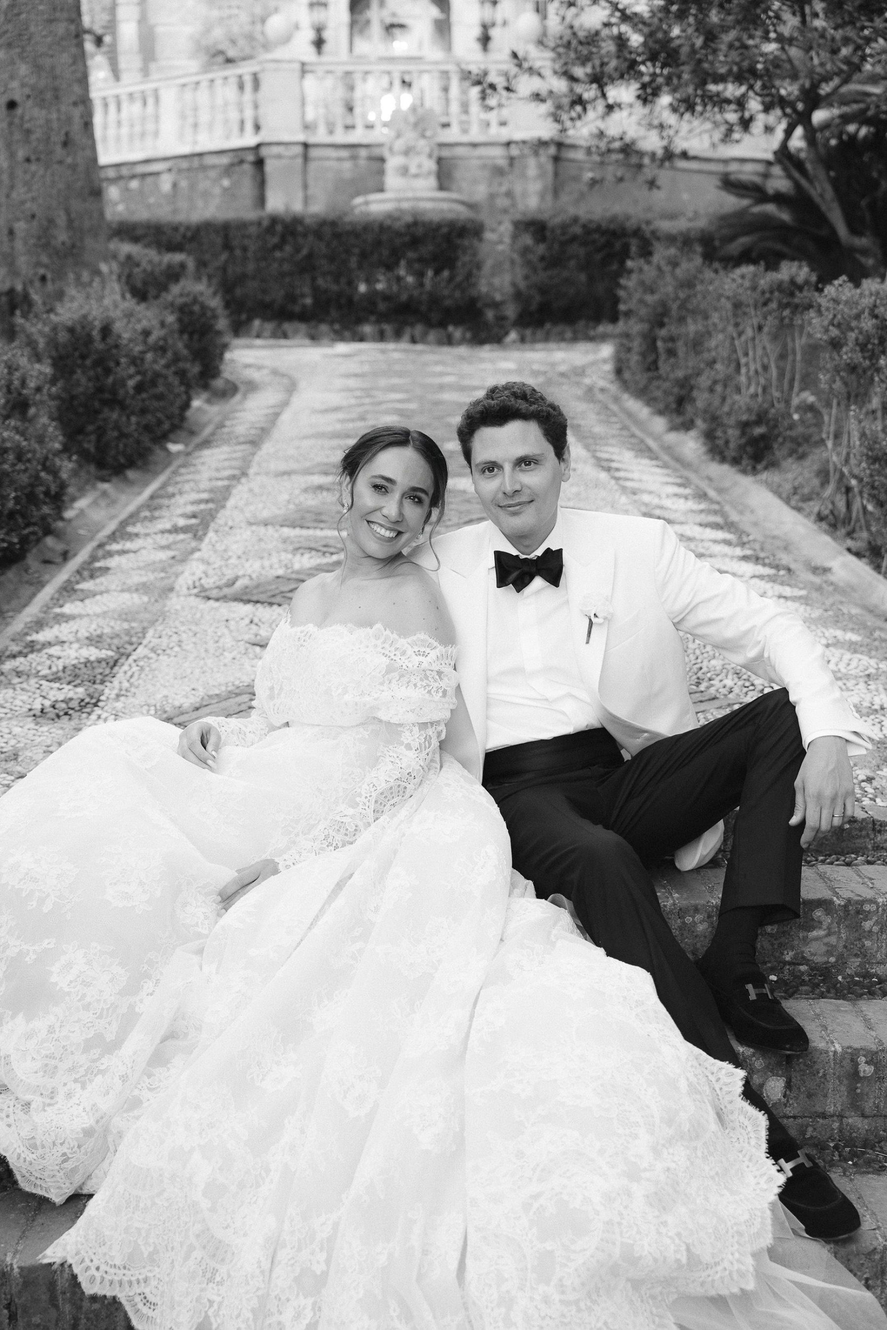From High School Friends to Forever: Vanessa &amp; Lorenzo's Wedding at Villa Durazzo, Portofino photo