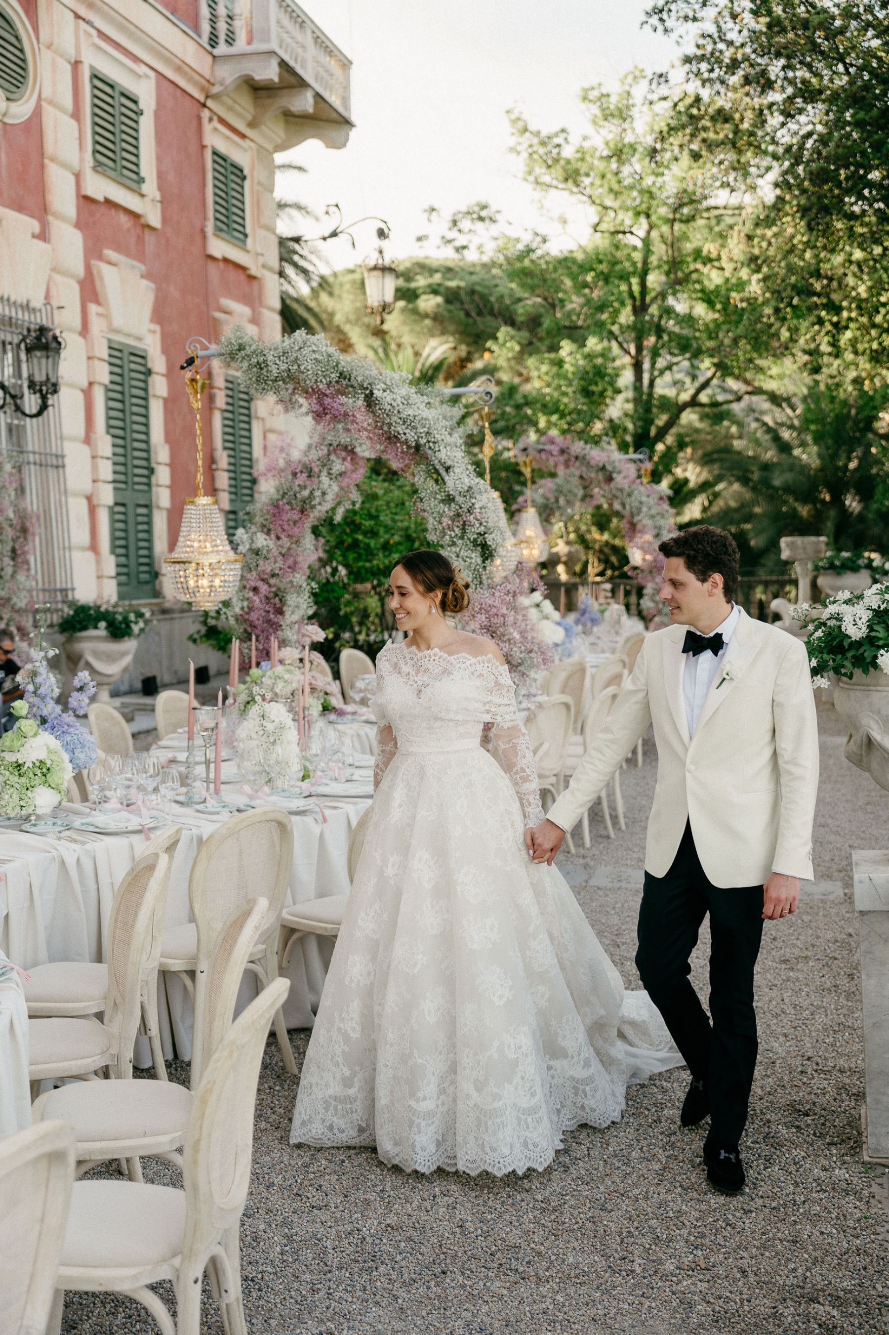 From High School Friends to Forever: Vanessa &amp; Lorenzo's Wedding at Villa Durazzo, Portofino photo