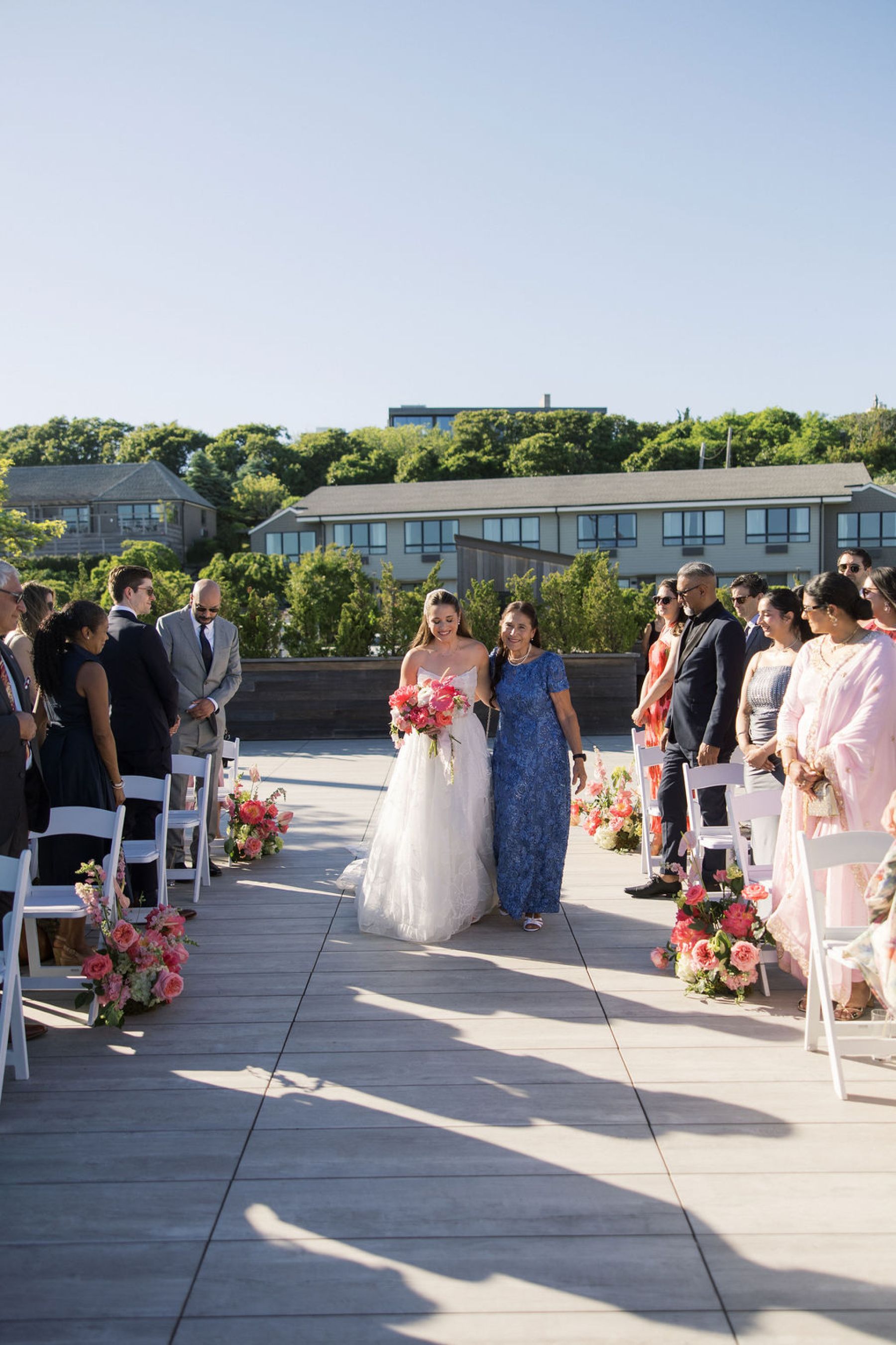 Pink Peonies, Personal Vows, and a Weekend Nobody Wanted to End: Rachel &amp; Shaan's Wedding at Gurney's Resort Montauk photo