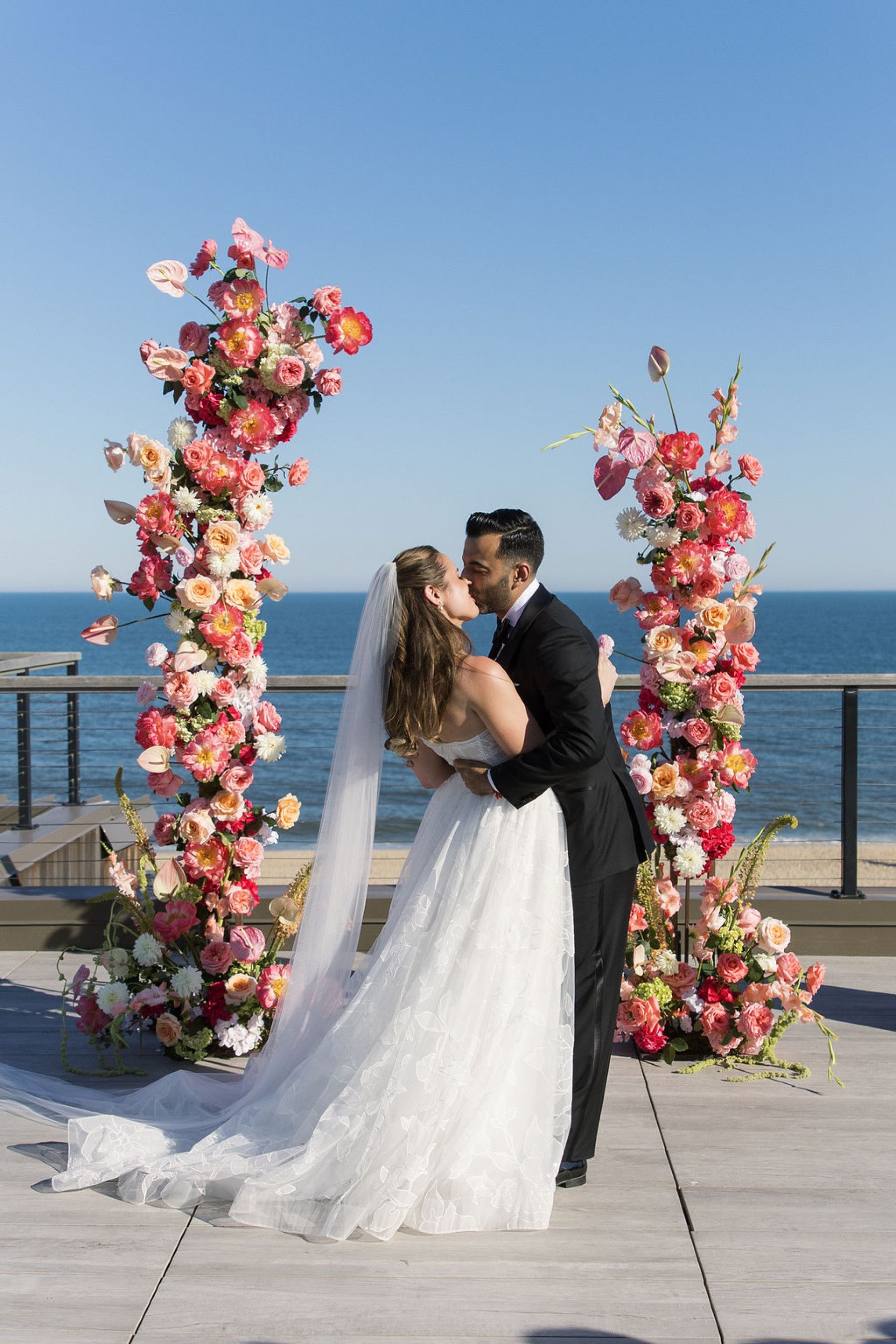 Pink Peonies, Personal Vows, and a Weekend Nobody Wanted to End: Rachel &amp; Shaan's Wedding at Gurney's Resort Montauk photo