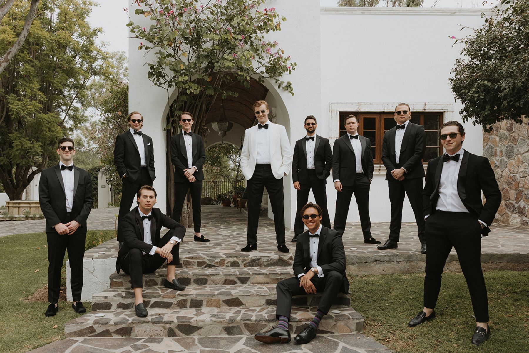 A Garden Party, a Hacienda Chapel, and a Tequila Train: Viviana &amp; Alex's Wedding at Herencia de Allende photo