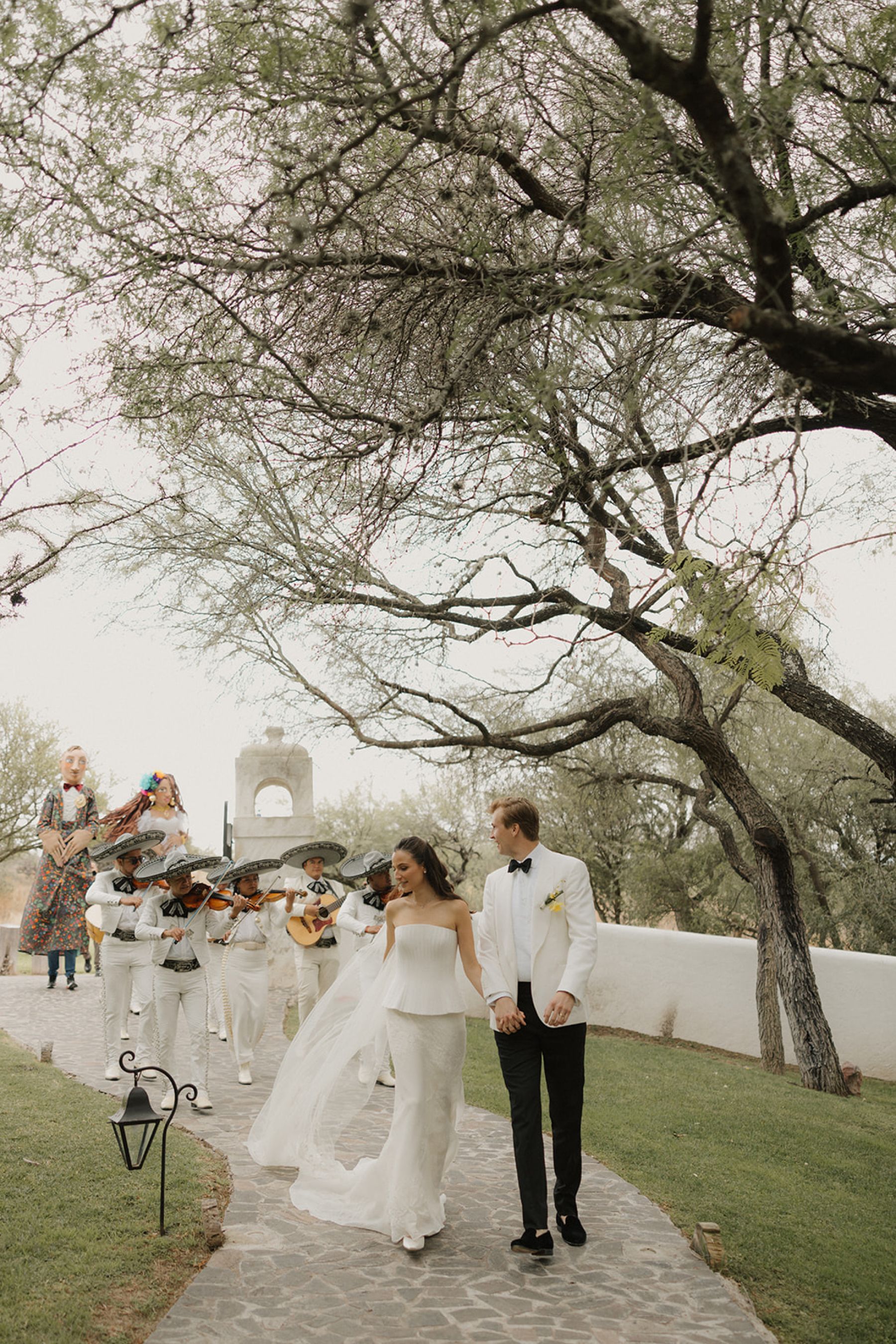A Garden Party, a Hacienda Chapel, and a Tequila Train: Viviana &amp; Alex's Wedding at Herencia de Allende photo