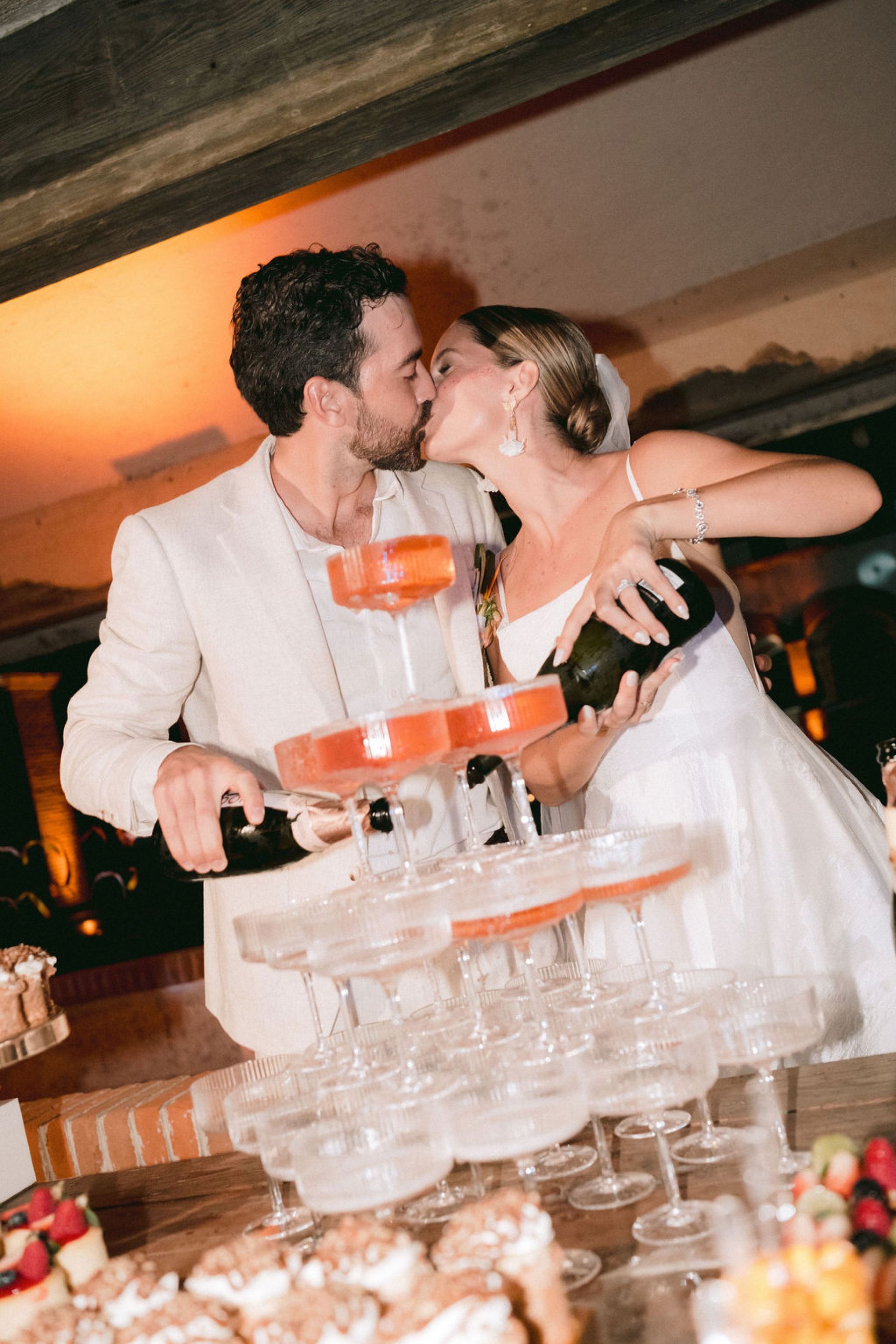 Thirteen Nationalities, a Shaman, and Seven Shades of Blue: Pauline &amp; Marsilio's Wedding at Bacalaria in Bacalar photo