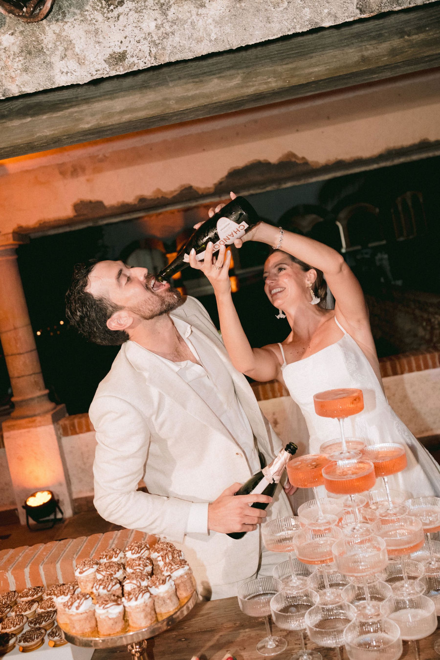 Thirteen Nationalities, a Shaman, and Seven Shades of Blue: Pauline &amp; Marsilio's Wedding at Bacalaria in Bacalar photo