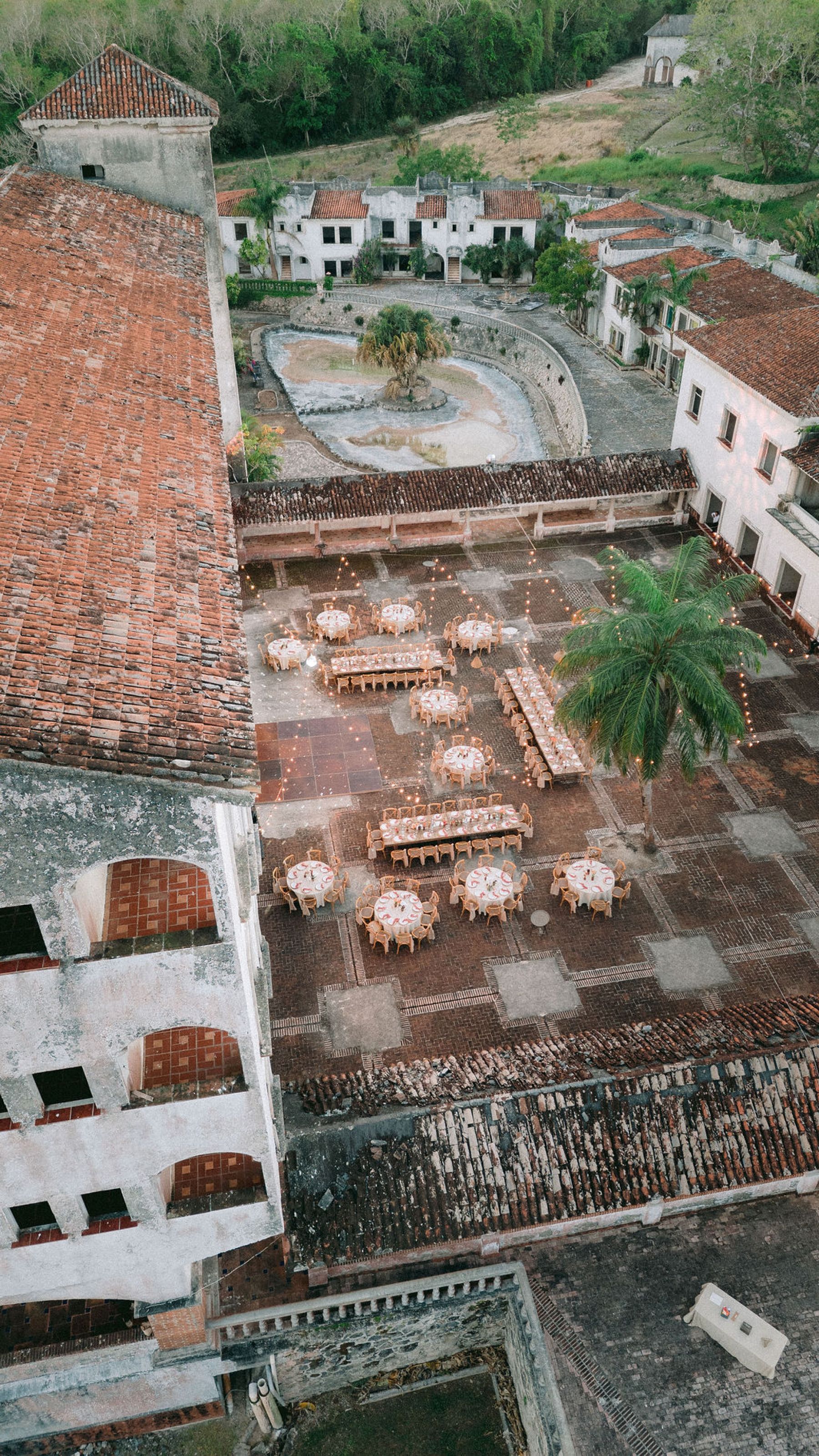 Thirteen Nationalities, a Shaman, and Seven Shades of Blue: Pauline &amp; Marsilio's Wedding at Bacalaria in Bacalar photo