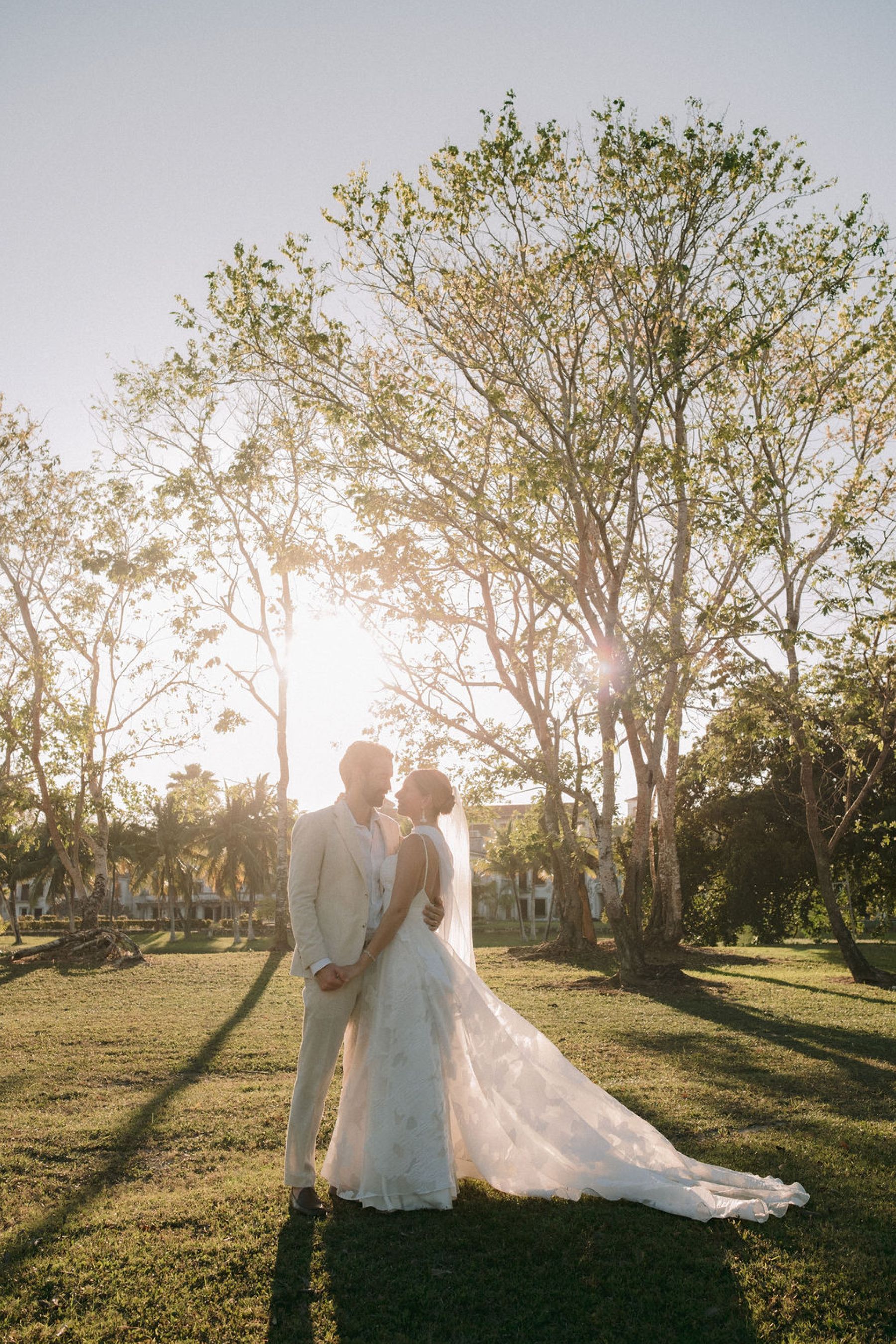 Thirteen Nationalities, a Shaman, and Seven Shades of Blue: Pauline &amp; Marsilio's Wedding at Bacalaria in Bacalar photo