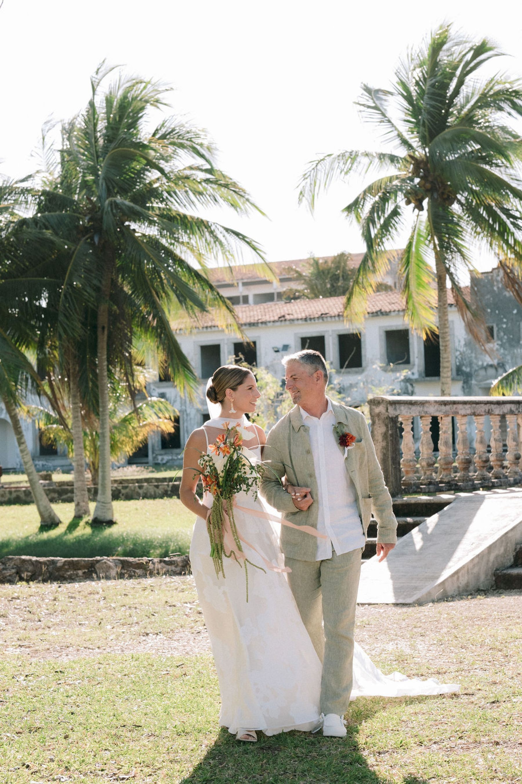 Thirteen Nationalities, a Shaman, and Seven Shades of Blue: Pauline &amp; Marsilio's Wedding at Bacalaria in Bacalar photo