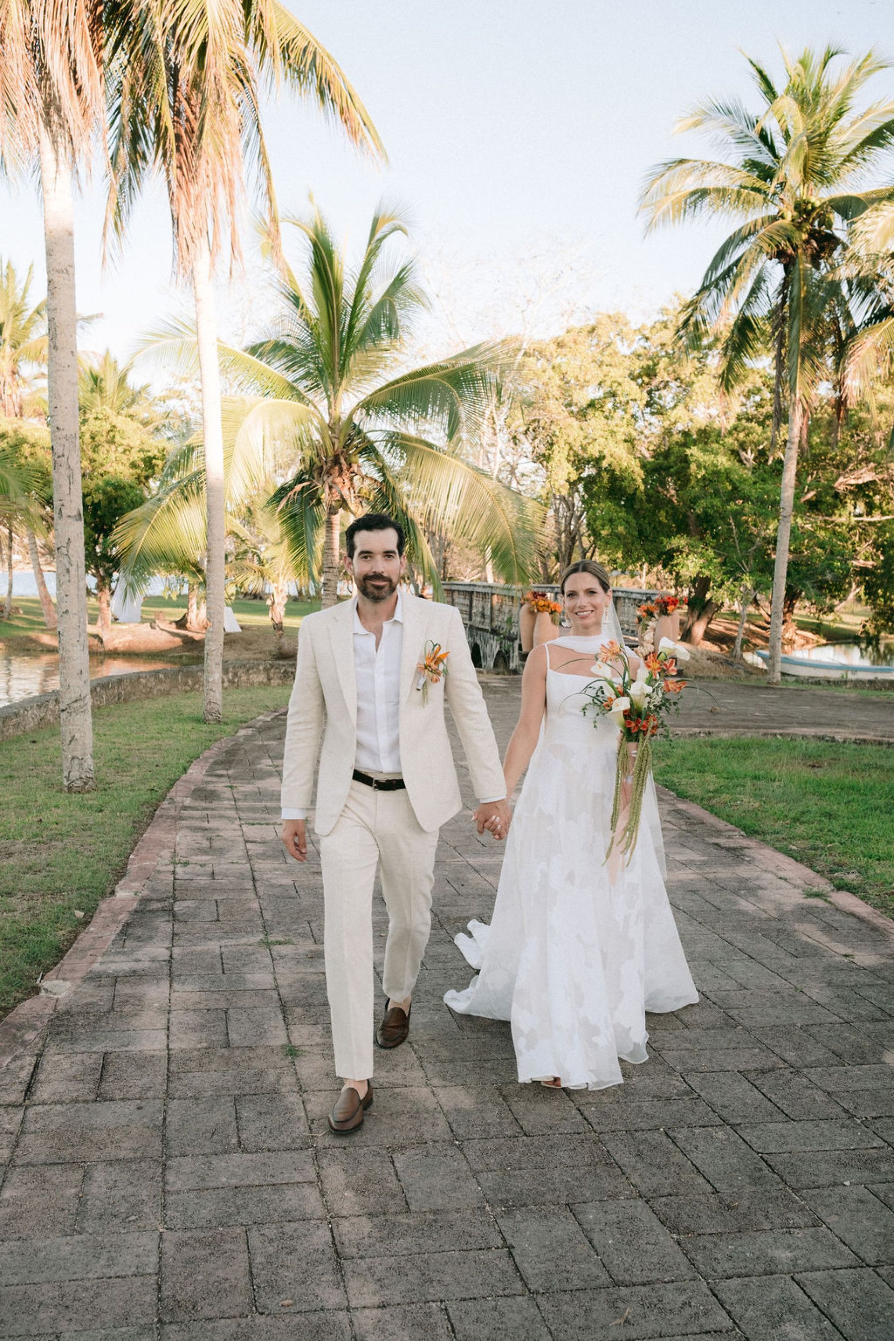Thirteen Nationalities, a Shaman, and Seven Shades of Blue: Pauline &amp; Marsilio's Wedding at Bacalaria in Bacalar photo
