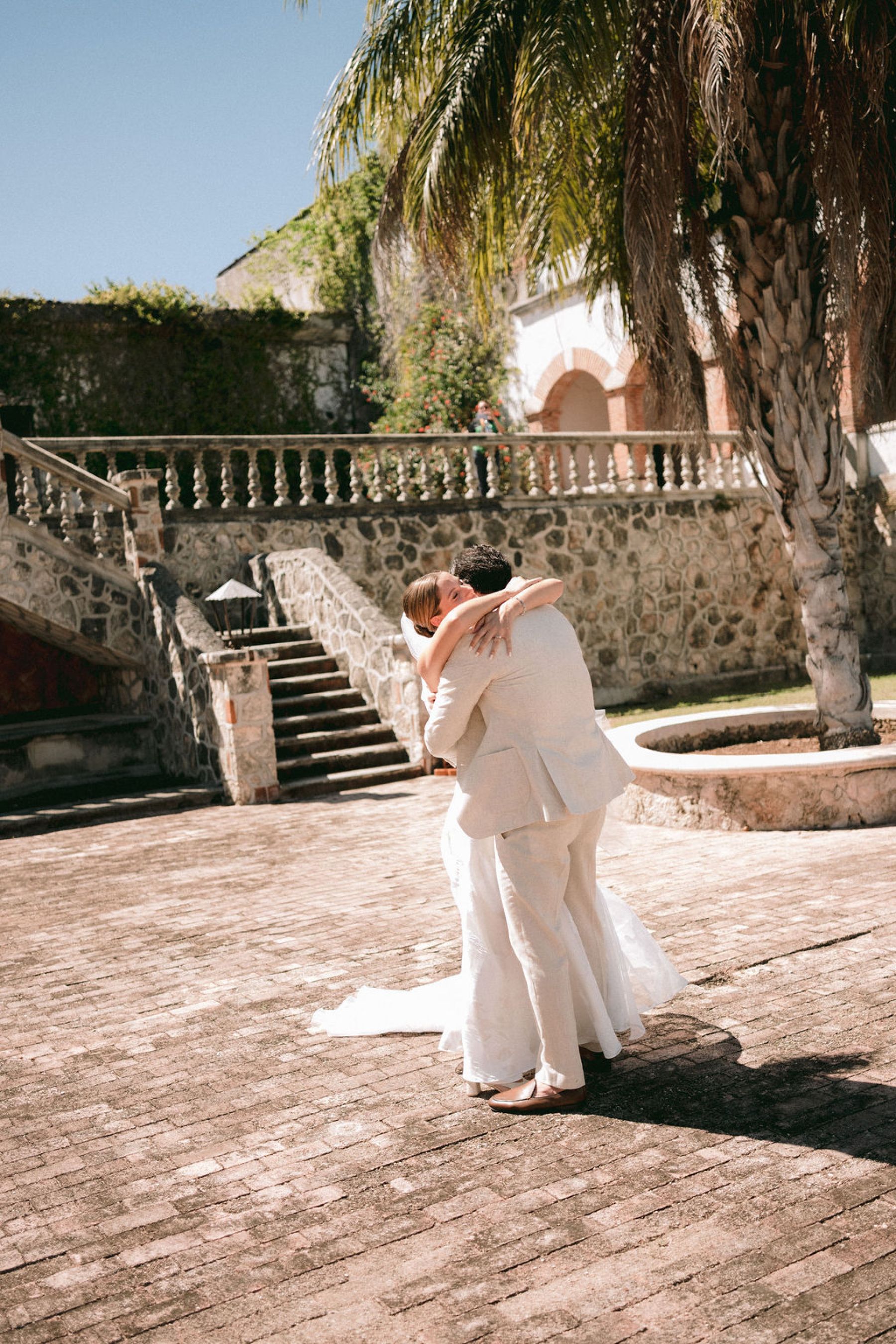 Thirteen Nationalities, a Shaman, and Seven Shades of Blue: Pauline &amp; Marsilio's Wedding at Bacalaria in Bacalar photo