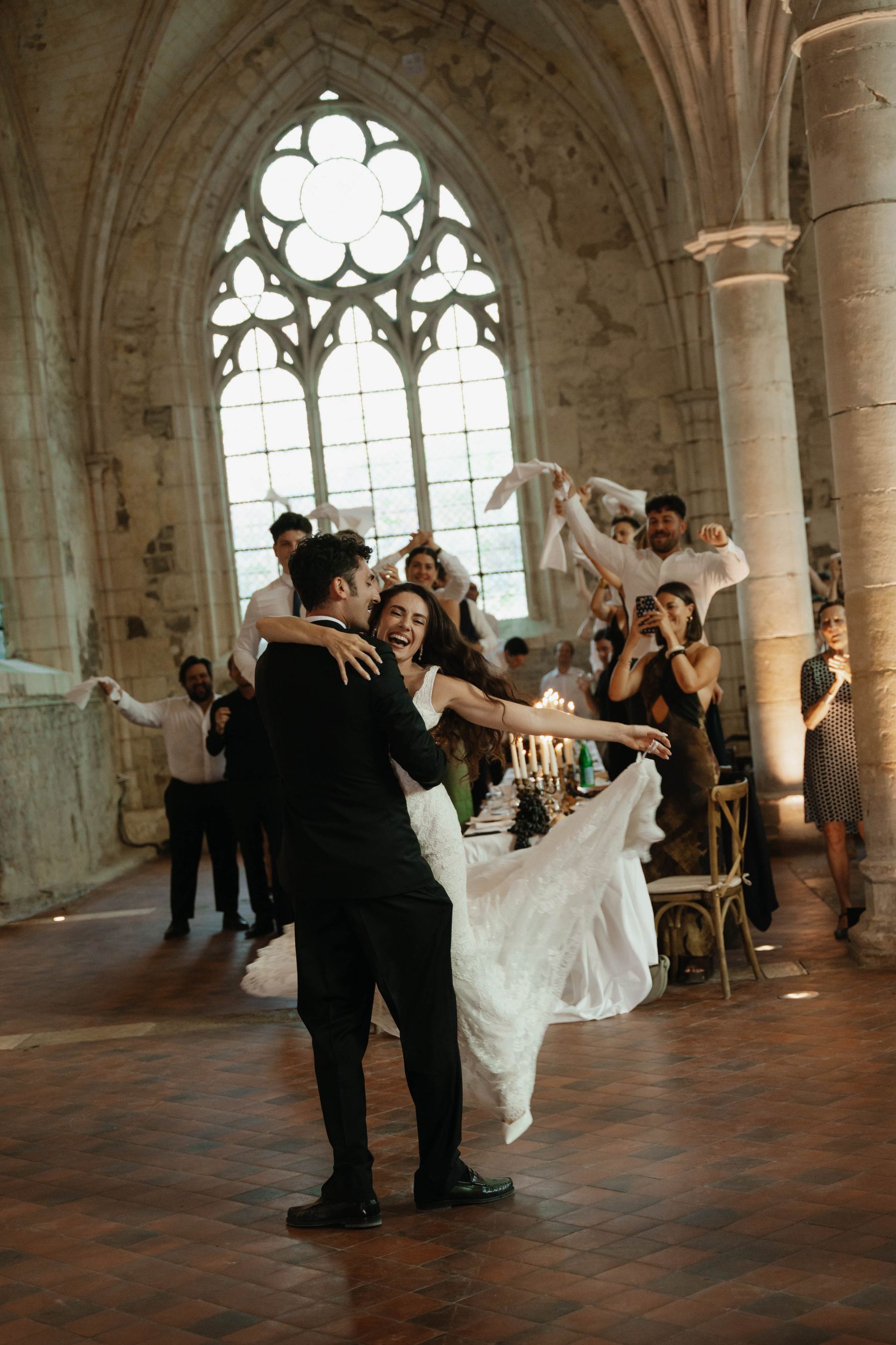 Look at Me, I Have Something to Ask You: Léanne &amp; Louis's Wedding at a Burgundy Abbey photo