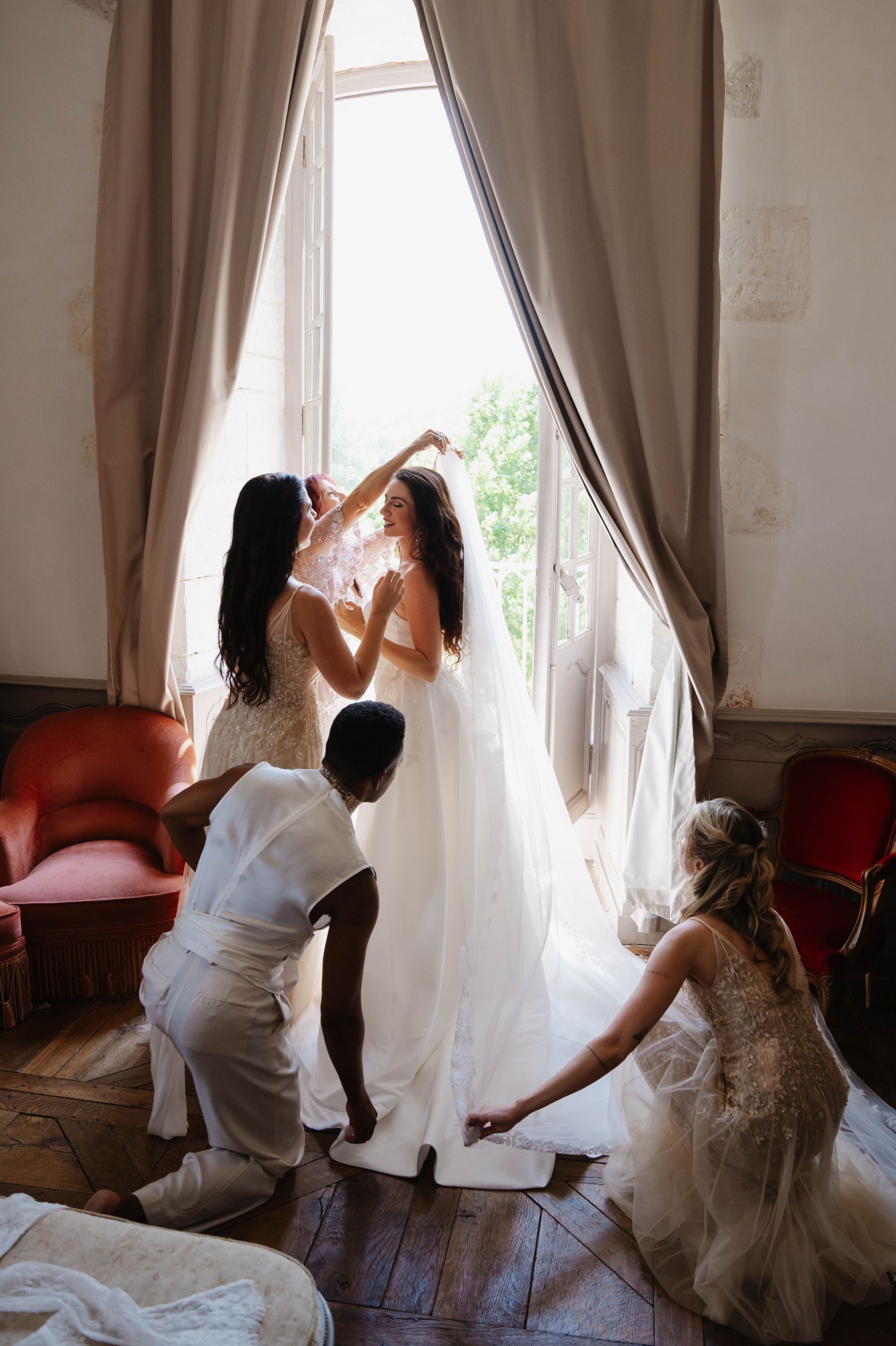 Look at Me, I Have Something to Ask You: Léanne &amp; Louis's Wedding at a Burgundy Abbey photo