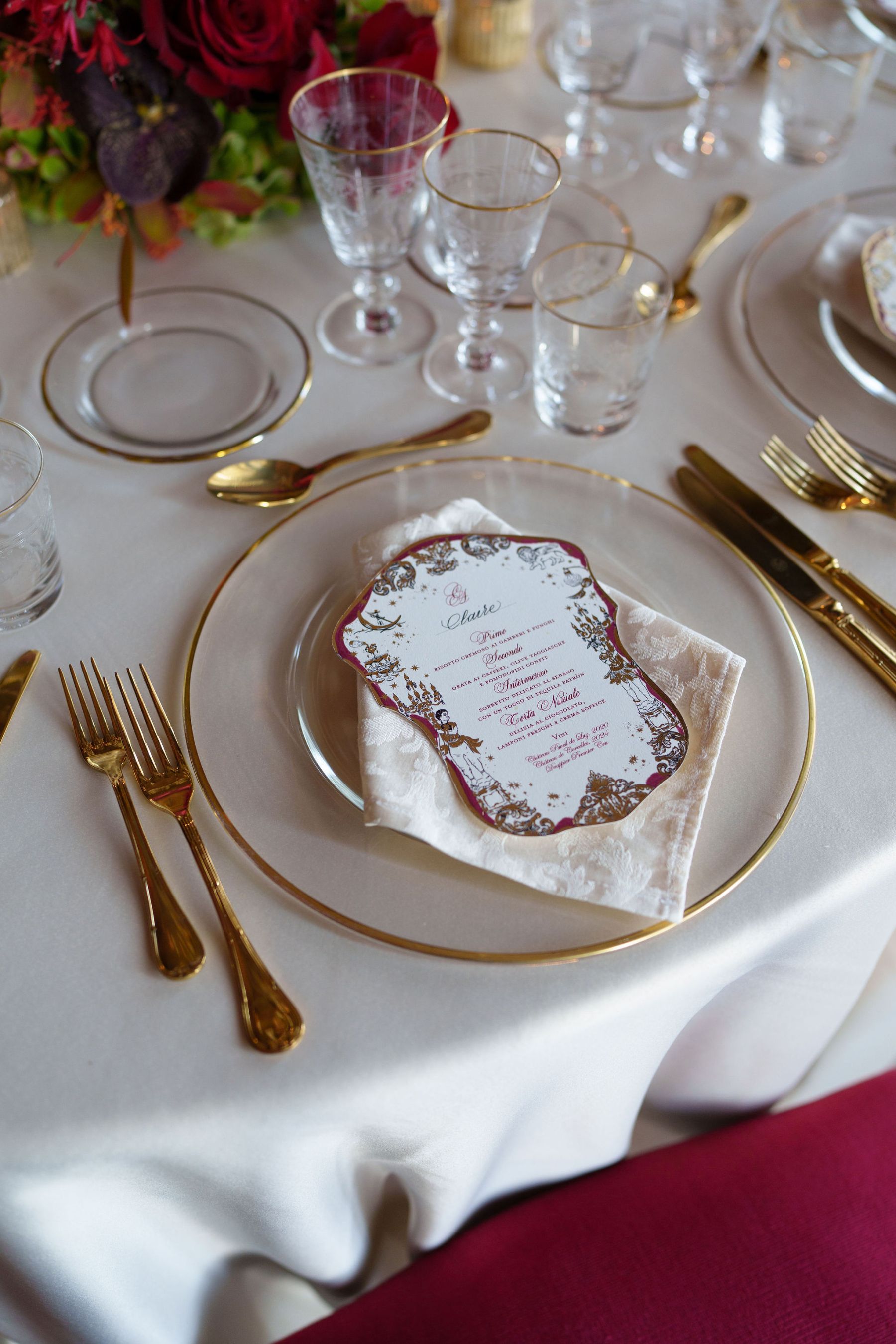 A Modern Venetian Ball: Claire &amp; Arthur's Wedding at Palazzo Pisani Moretta photo