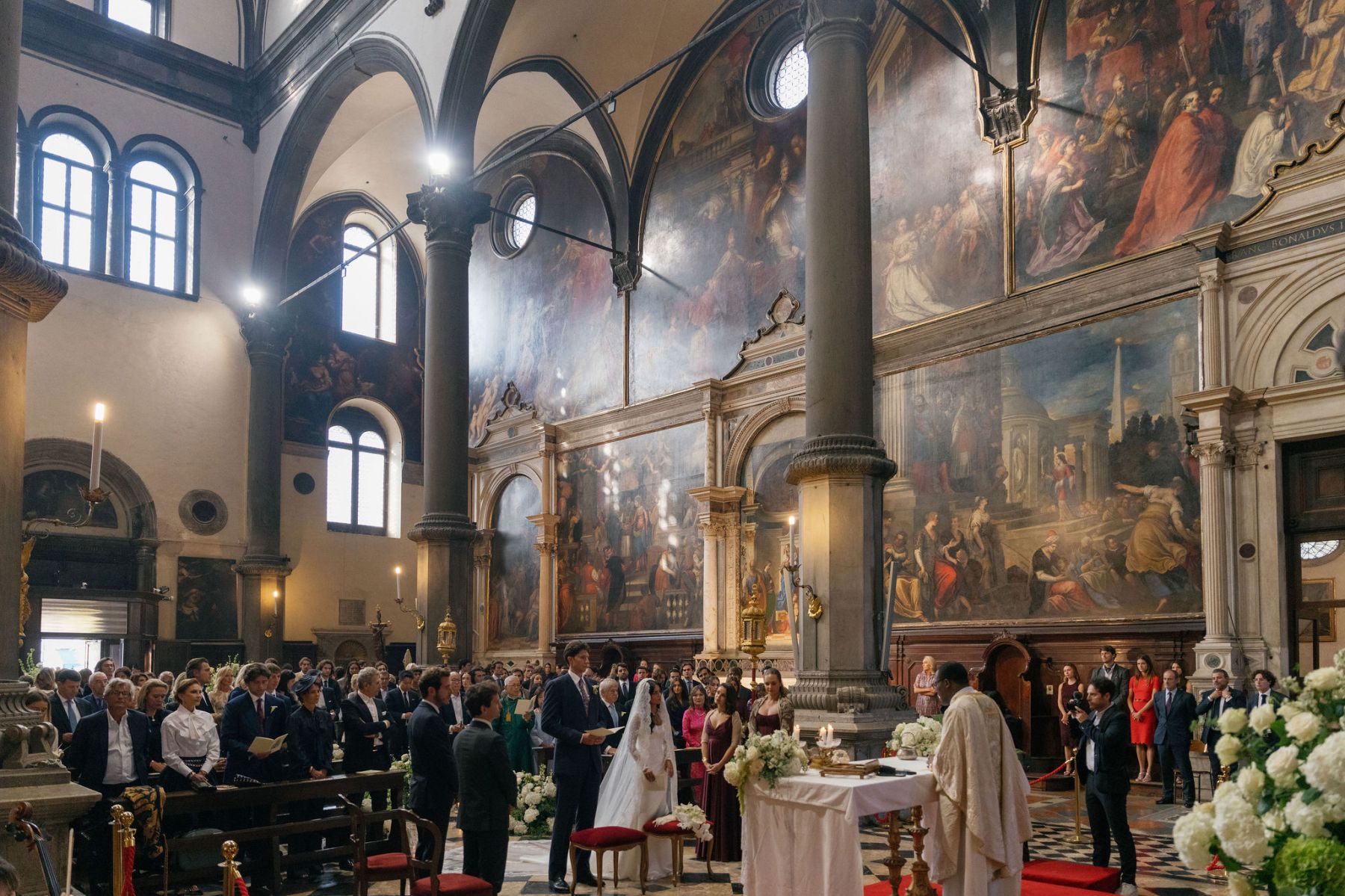 A Modern Venetian Ball: Claire &amp; Arthur's Wedding at Palazzo Pisani Moretta photo