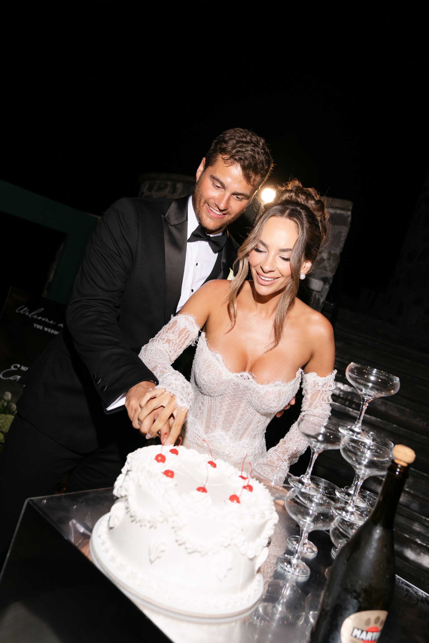 They Said "We're Getting Married Here Someday" - and They Did: Jenny &amp; Landen's Wedding at Cavo Ventus, Santorini photo