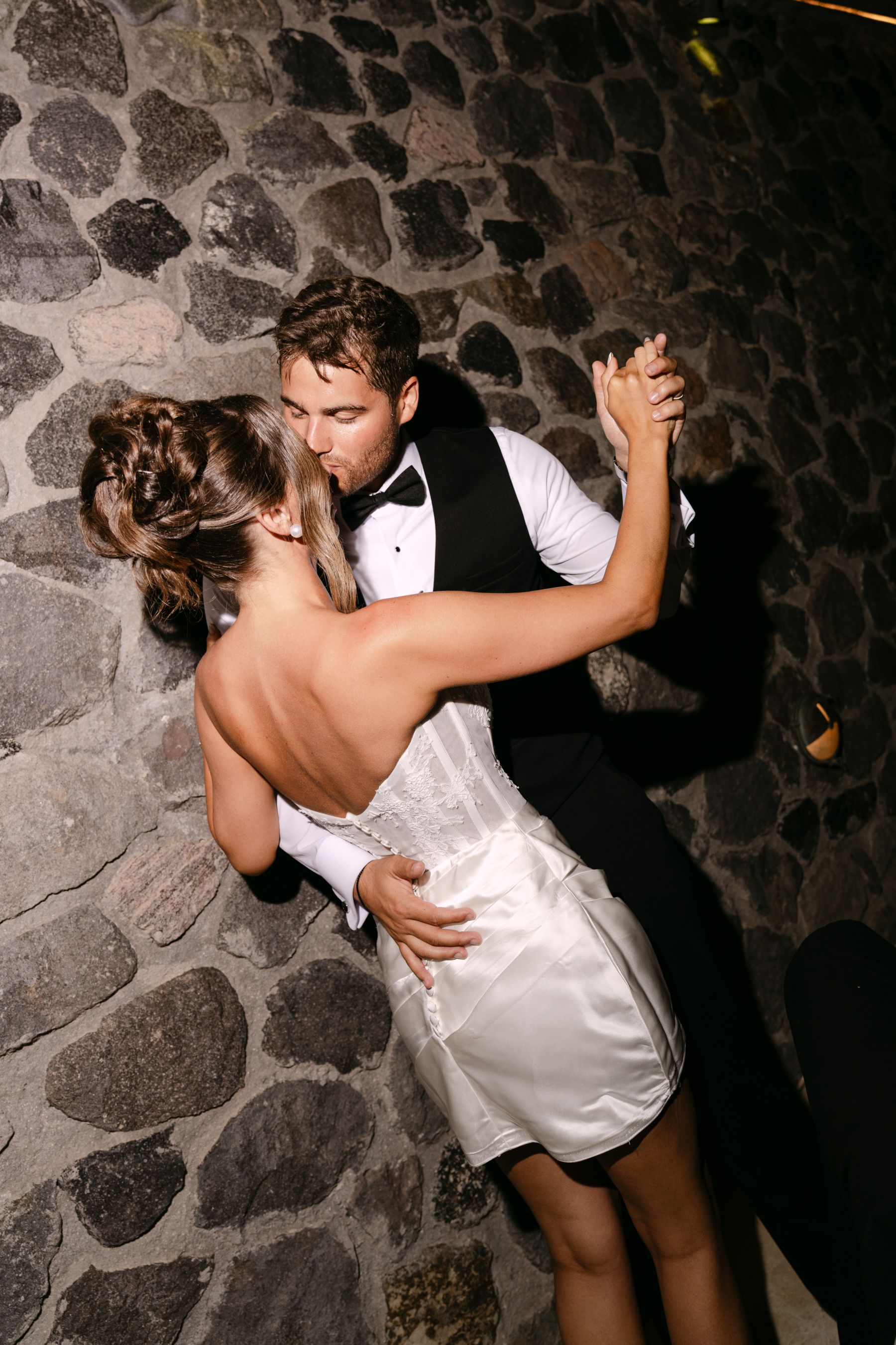 They Said "We're Getting Married Here Someday" - and They Did: Jenny &amp; Landen's Wedding at Cavo Ventus, Santorini photo