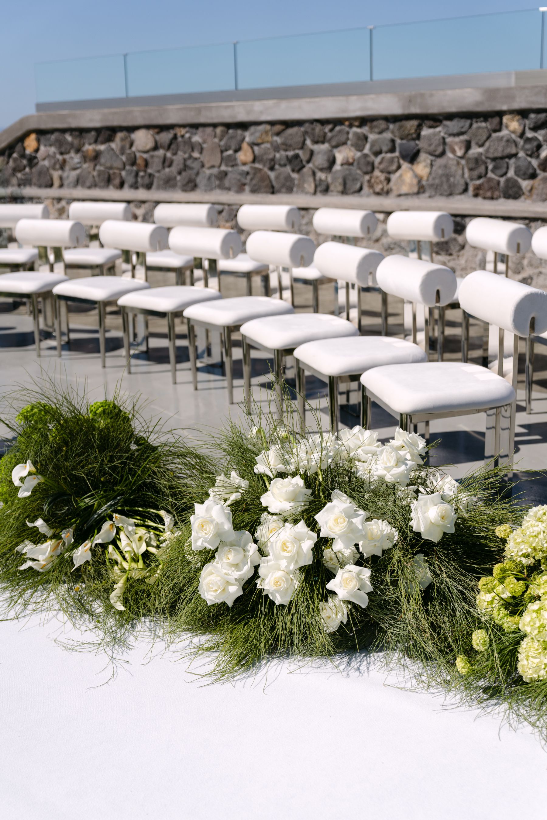 They Said "We're Getting Married Here Someday" - and They Did: Jenny &amp; Landen's Wedding at Cavo Ventus, Santorini photo