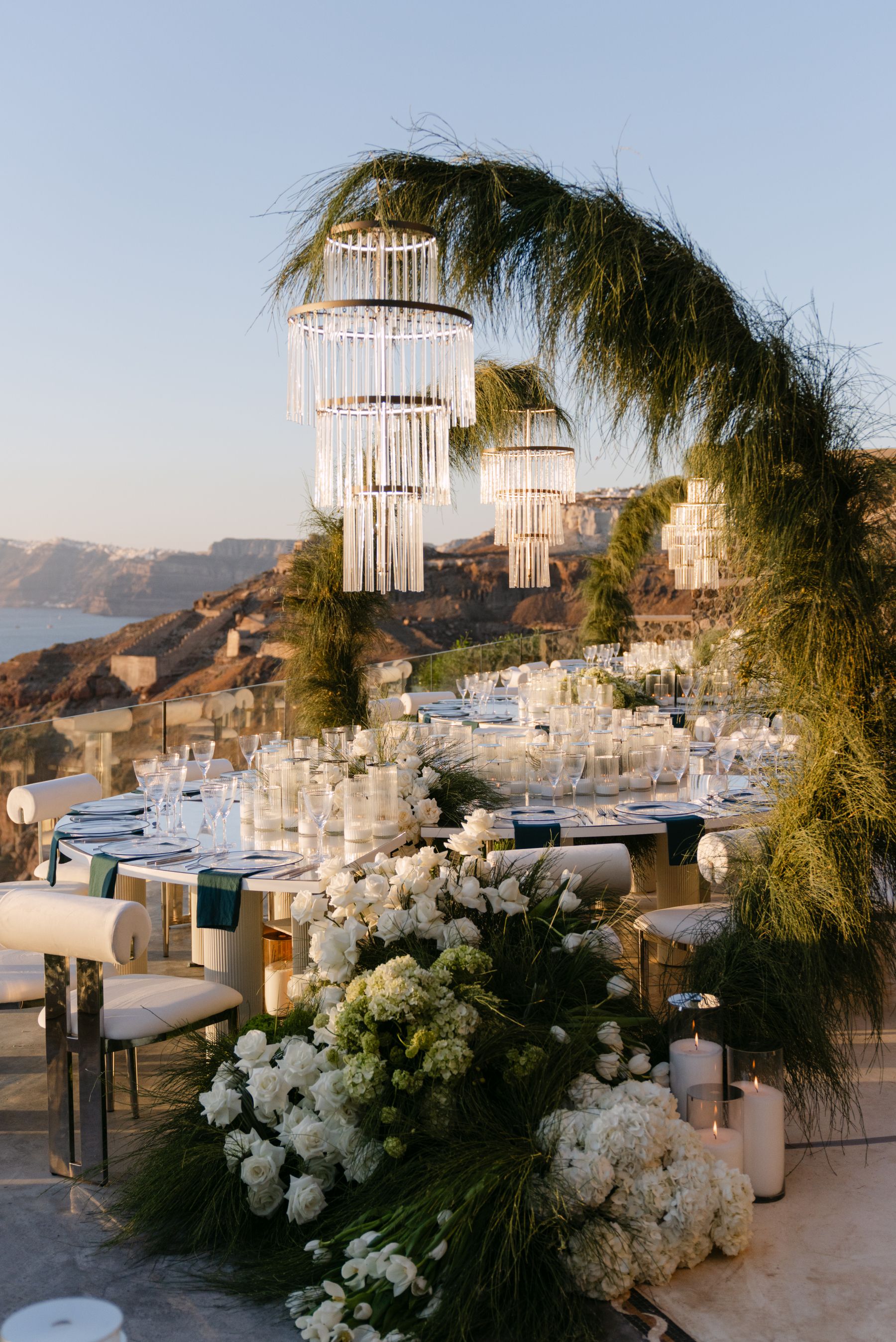 They Said "We're Getting Married Here Someday" - and They Did: Jenny &amp; Landen's Wedding at Cavo Ventus, Santorini photo