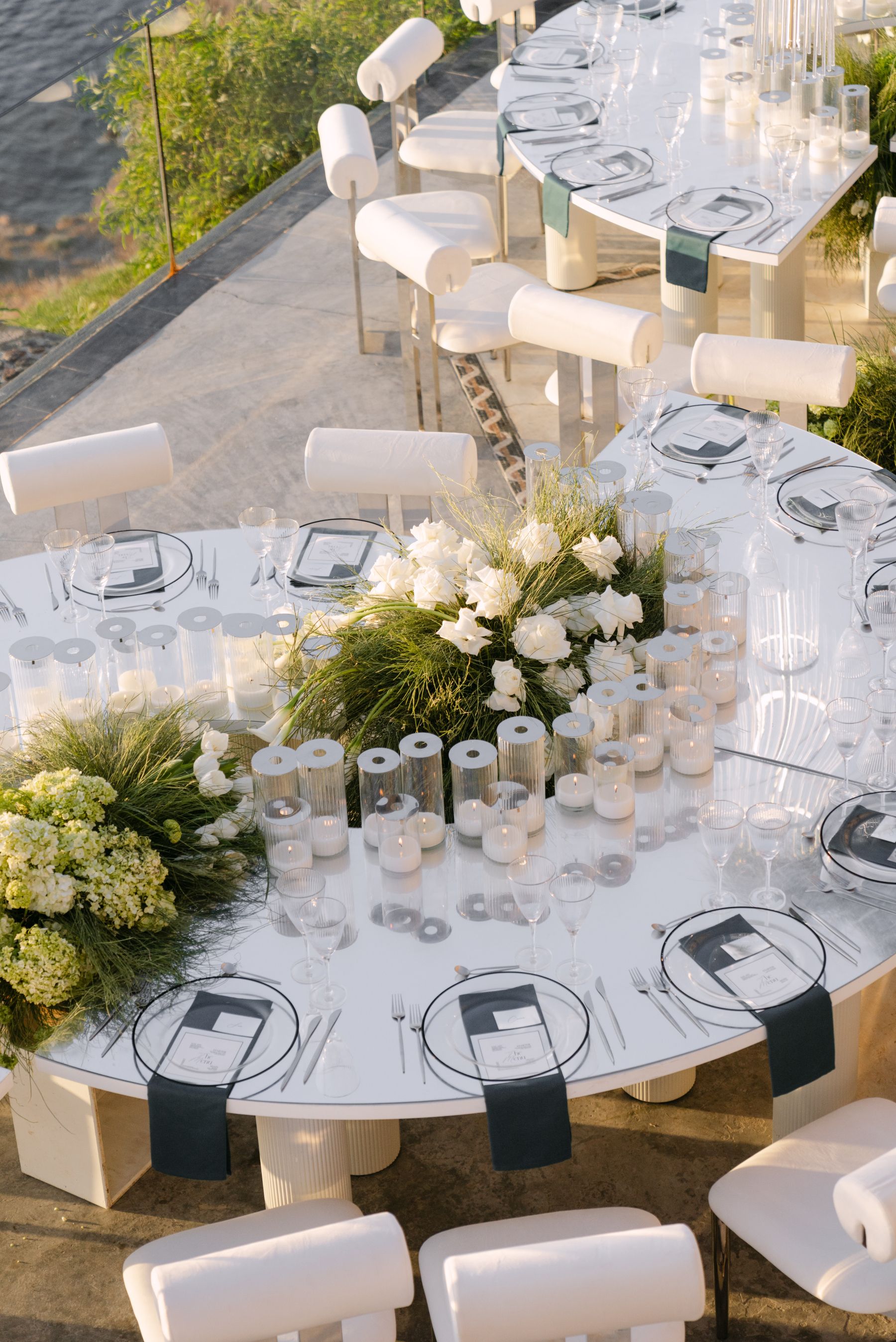 They Said "We're Getting Married Here Someday" - and They Did: Jenny &amp; Landen's Wedding at Cavo Ventus, Santorini photo