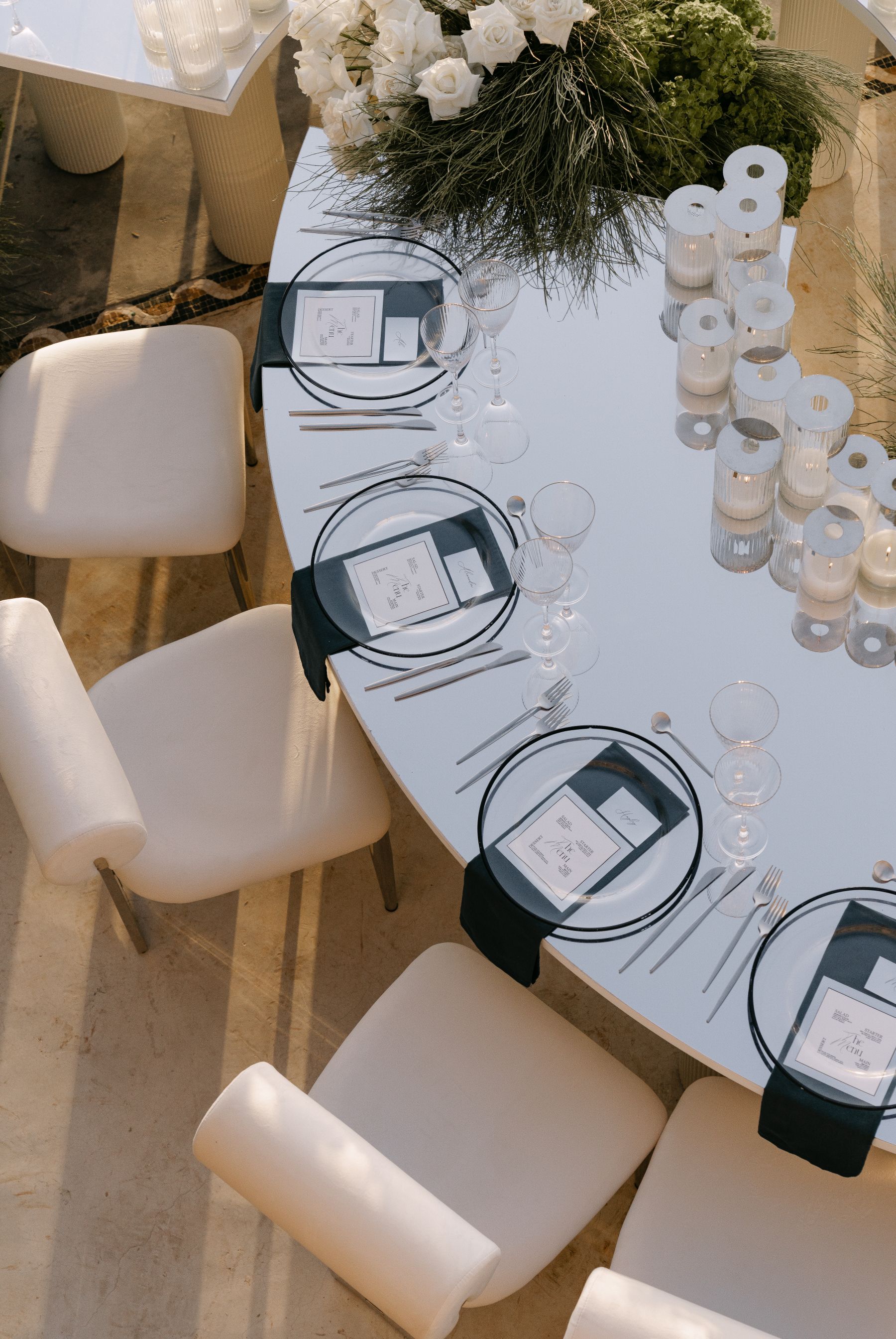 They Said "We're Getting Married Here Someday" - and They Did: Jenny &amp; Landen's Wedding at Cavo Ventus, Santorini photo
