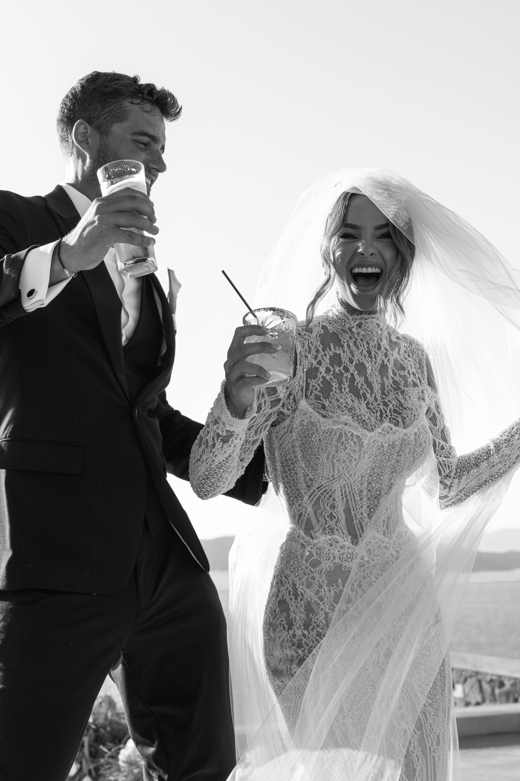 They Said "We're Getting Married Here Someday" - and They Did: Jenny &amp; Landen's Wedding at Cavo Ventus, Santorini photo